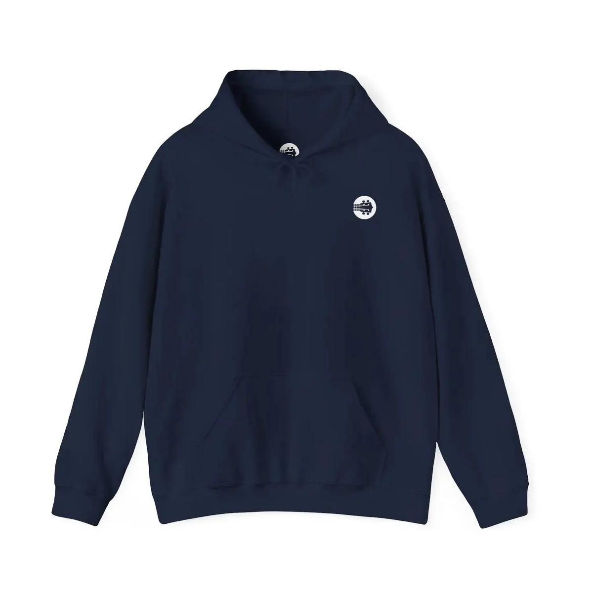 Uke Like The Pros Hoodie - White Logo Pullover - Image 8