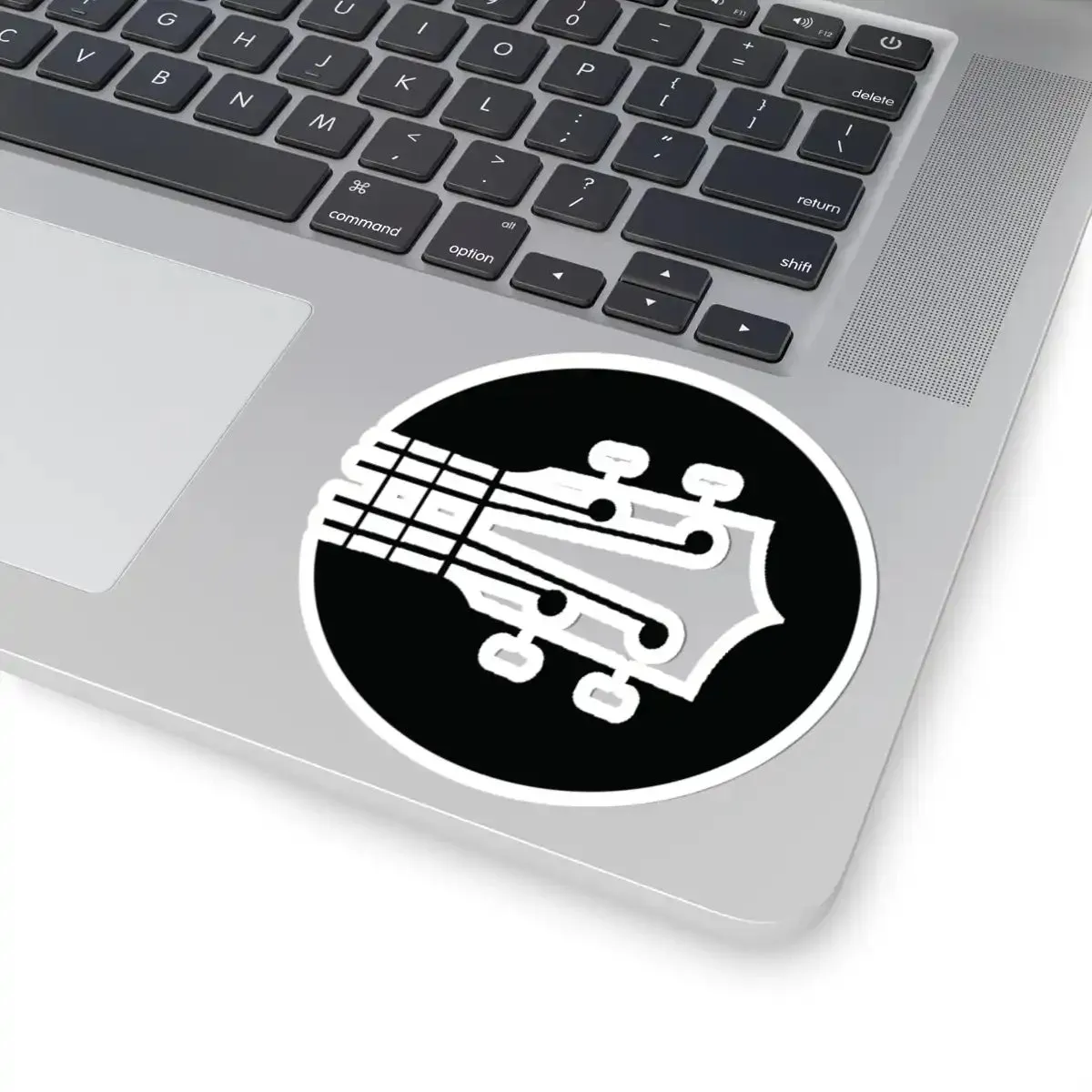 Uke Like The Pros Sticker - Black Logo - Image 2