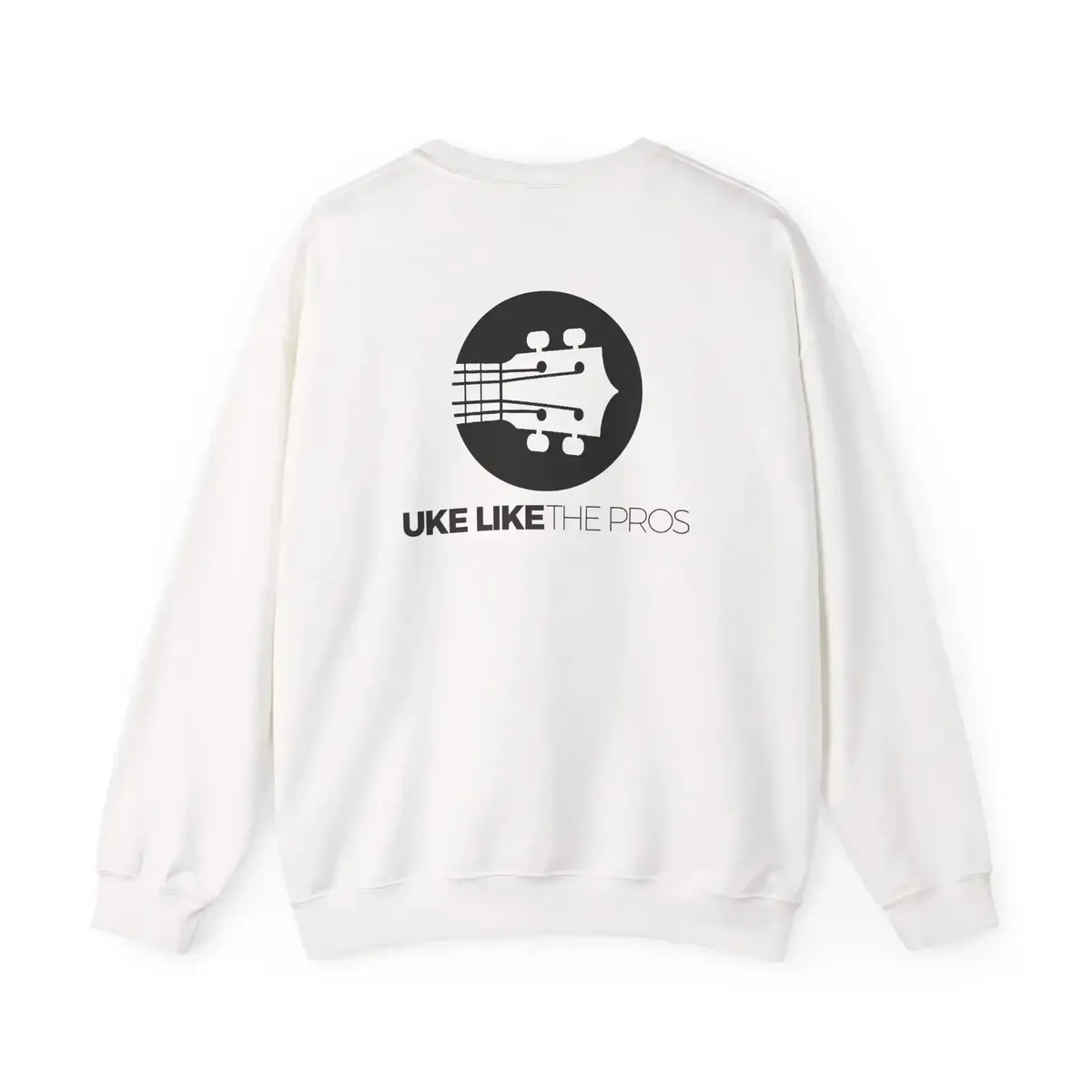 Uke Like The Pros Sweatshirt - Black Logo - Image 11