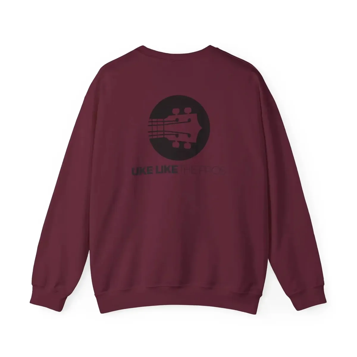 Uke Like The Pros Sweatshirt - Black Logo - Image 23