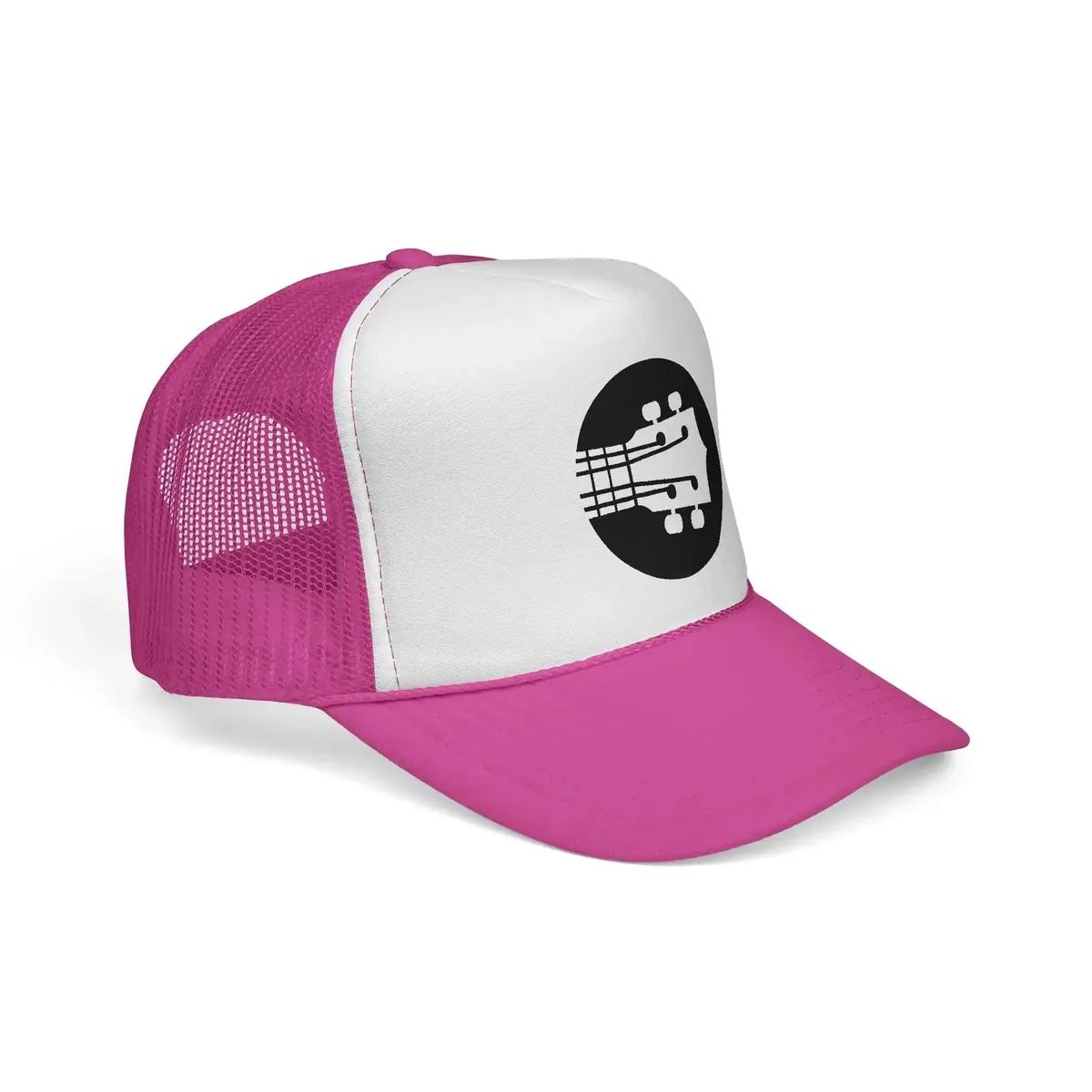 Uke Like The Pros Trucker Hat - Black Logo - Image 26