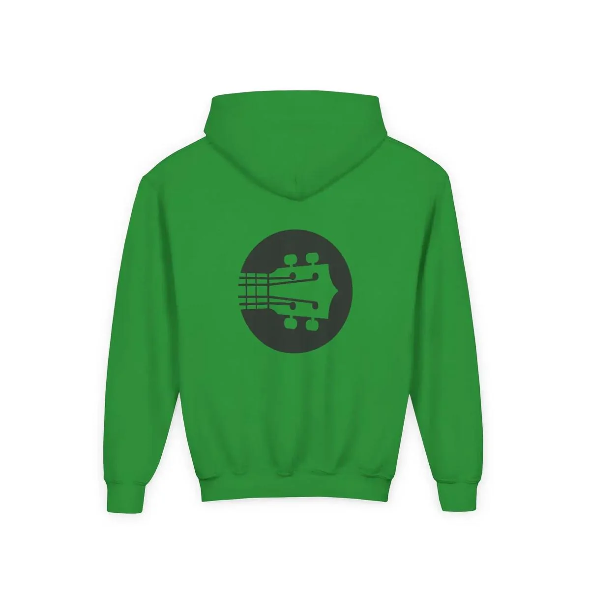 Uke Like The Pros Youth Hoodie — Black Logo - Image 17