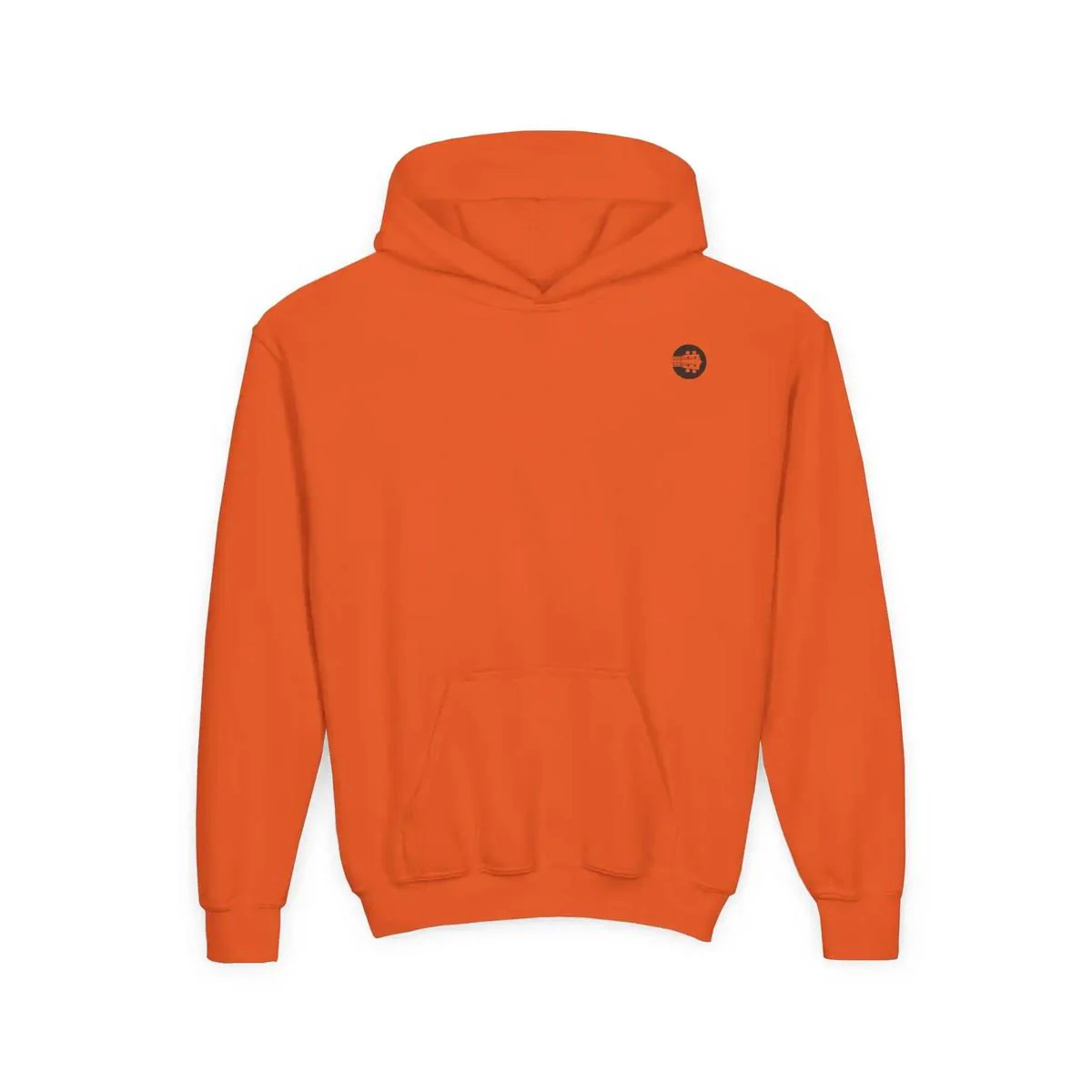 Uke Like The Pros Youth Hoodie — Black Logo - Image 3