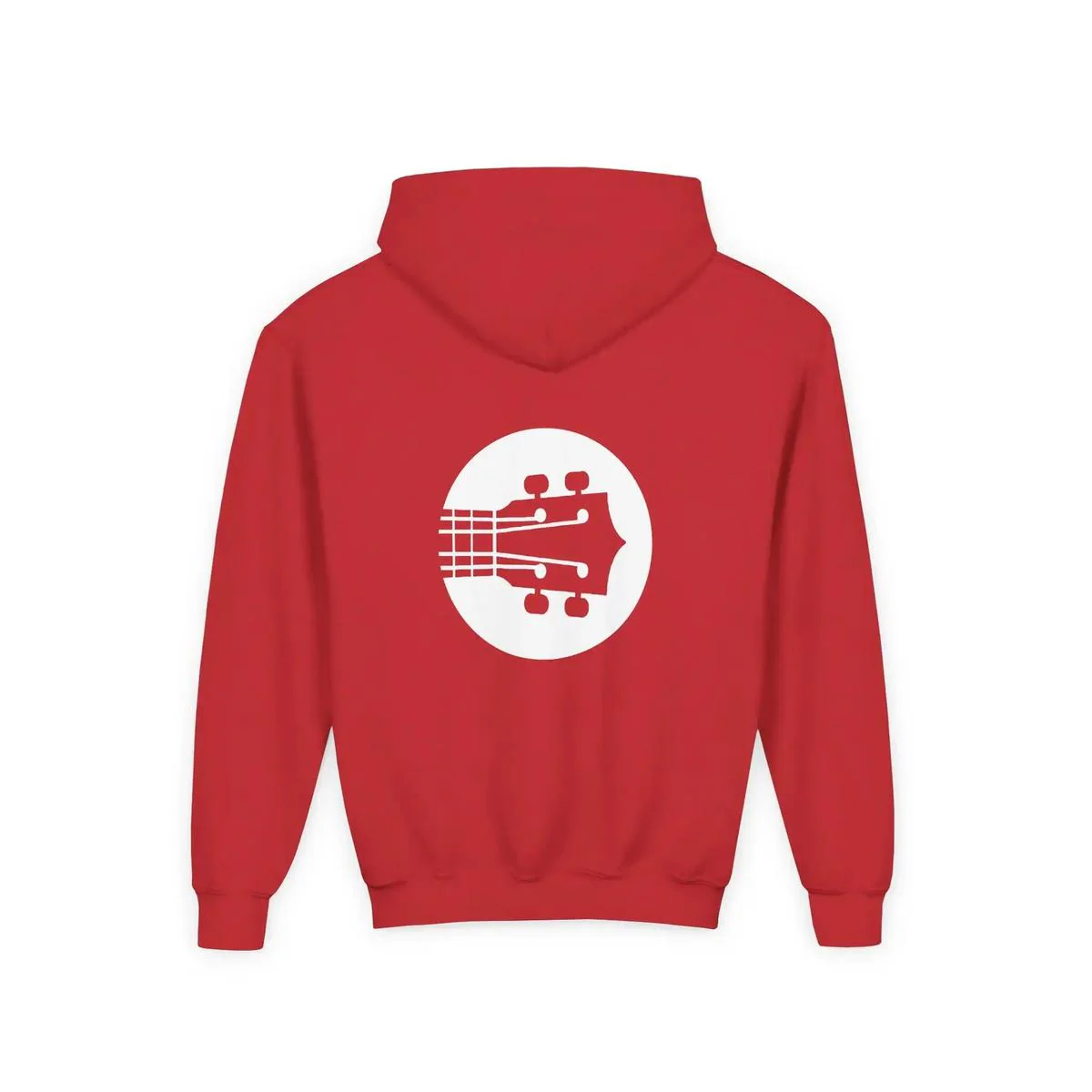 Uke Like The Pros Youth Hoodie - White Logo - Image 26