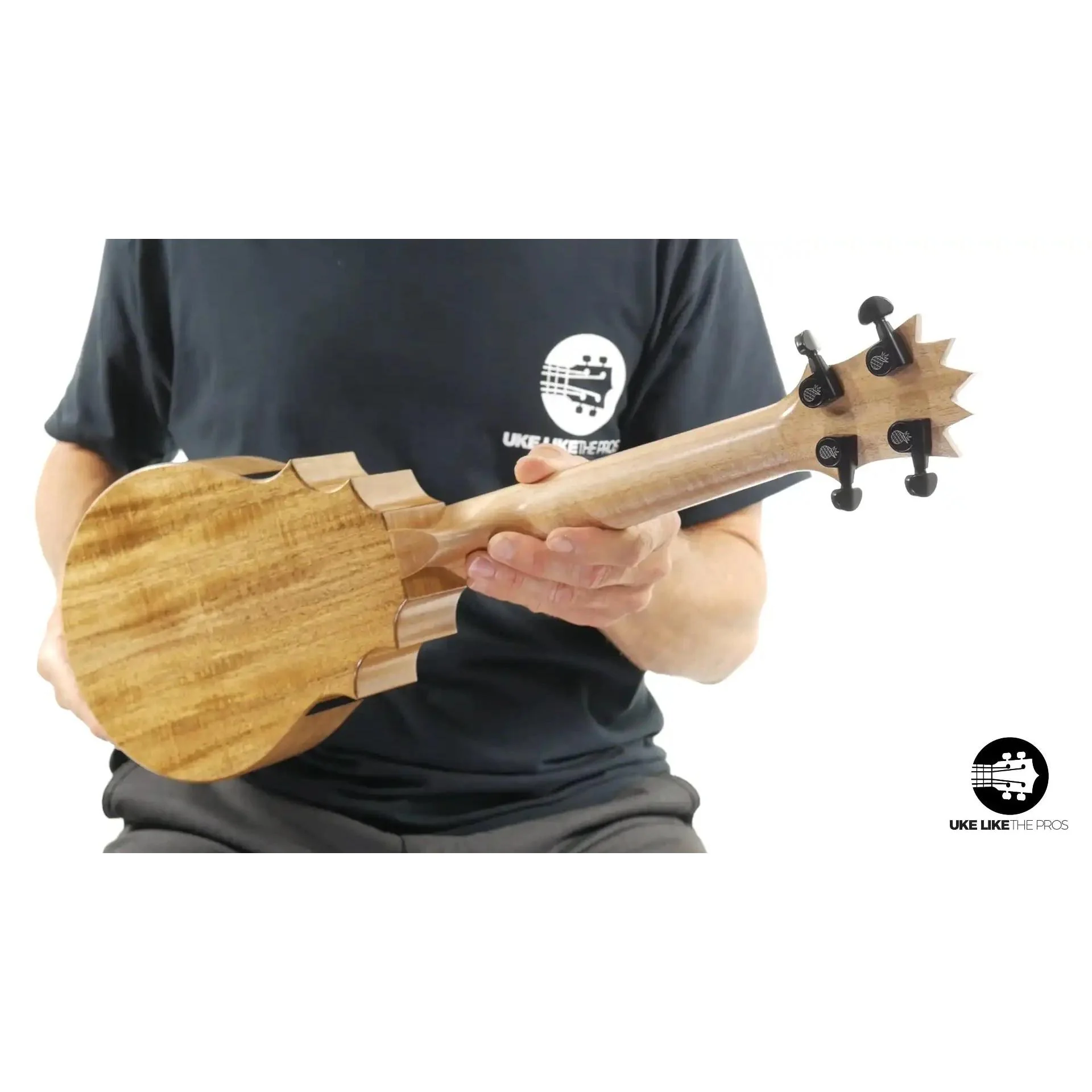 UkeSA Pineapple Sunday Opio Concert Ukulele Acacia "Freckle" Factory Special - Image 6