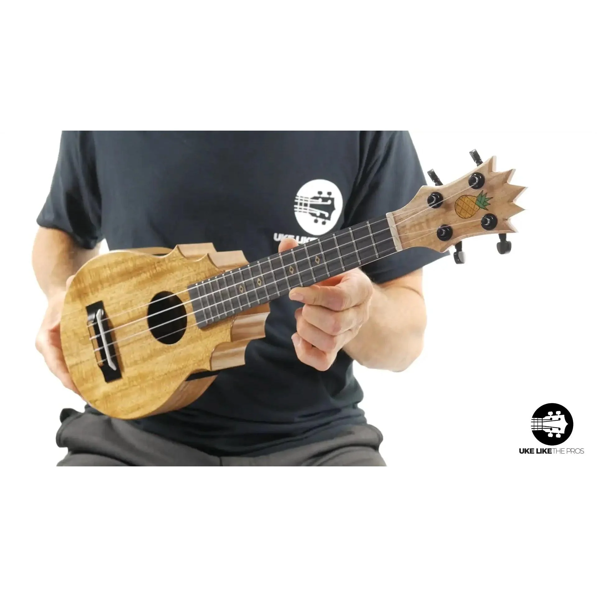 UkeSA Pineapple Sunday Opio Concert Ukulele Acacia "Freckle" Factory Special - Image 7