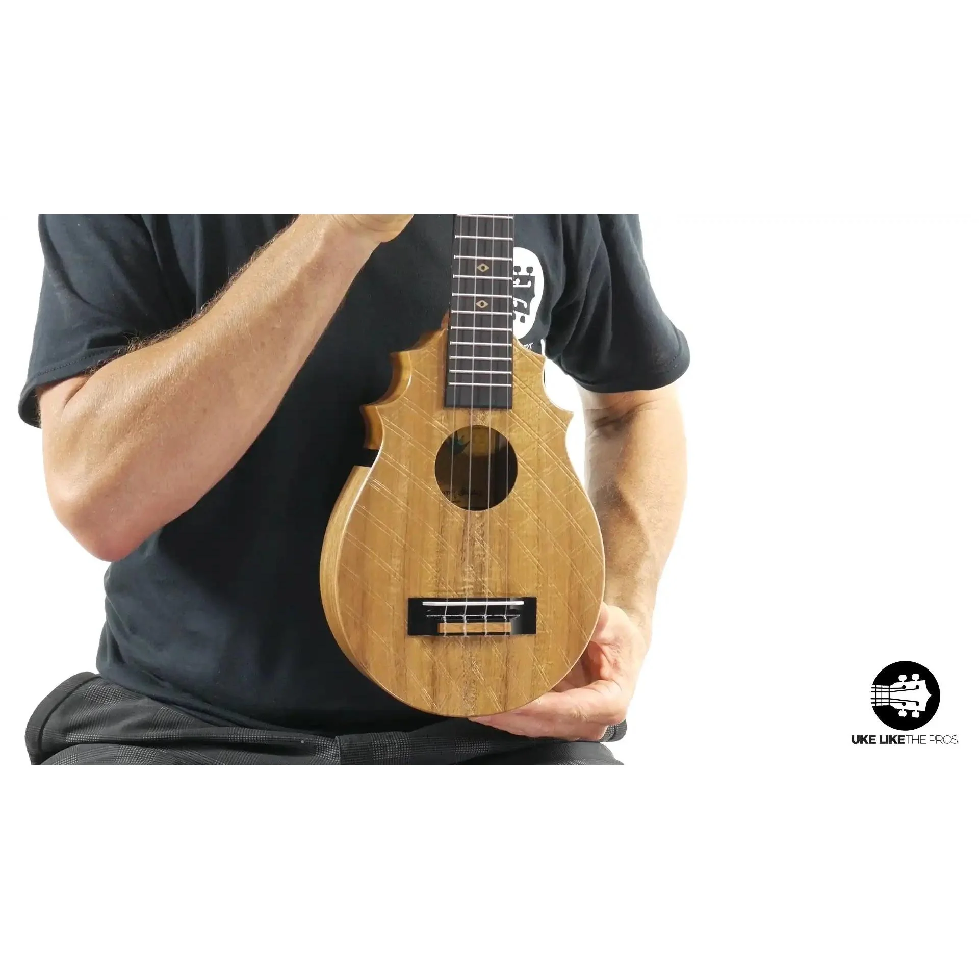 UkeSA Pineapple Sunday Opio Concert Ukulele Acacia "Scientist" - Image 10