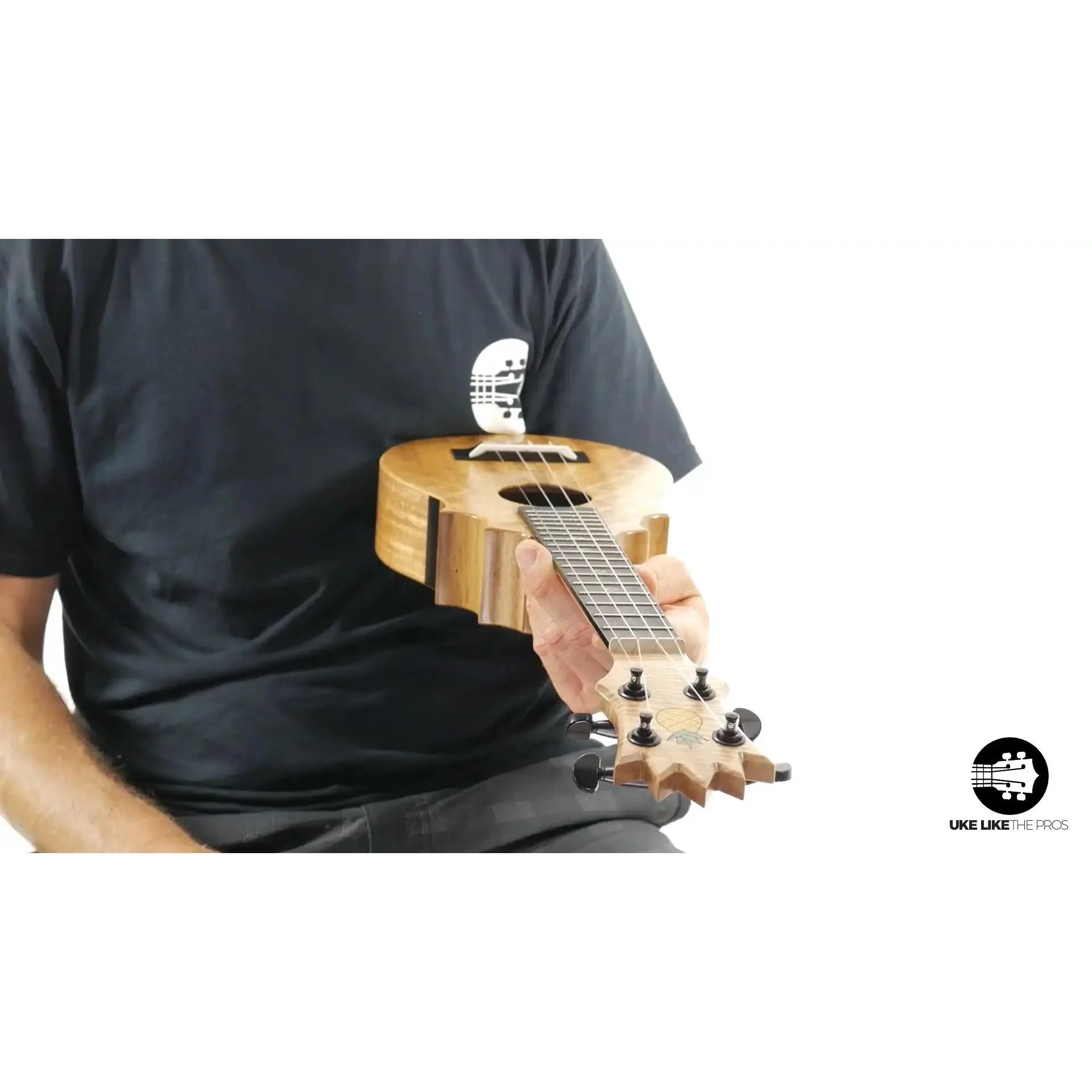 UkeSA Pineapple Sunday Opio Concert Ukulele Acacia "Scientist" - Image 2