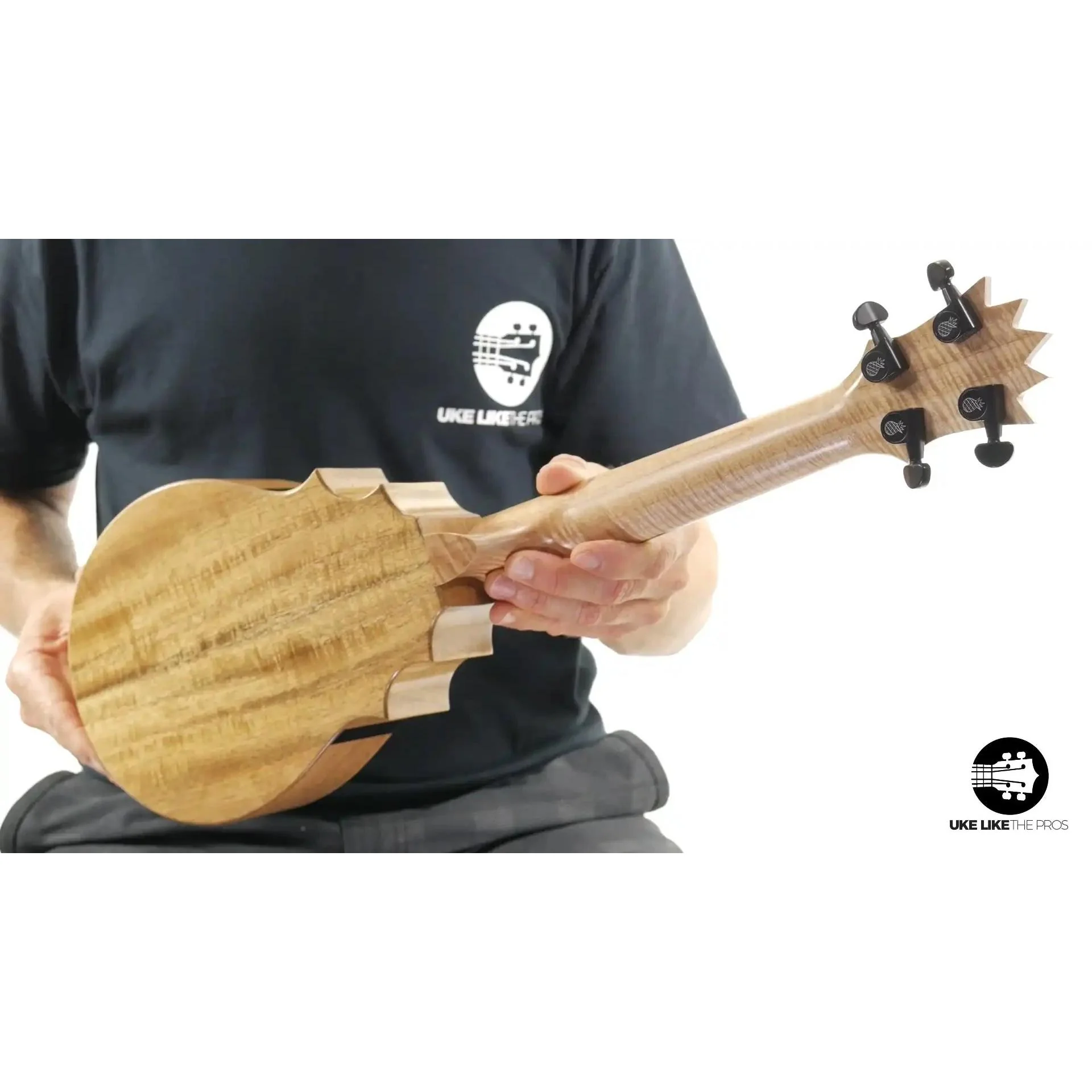 UkeSA Pineapple Sunday Opio Concert Ukulele Acacia "Scientist" - Image 6