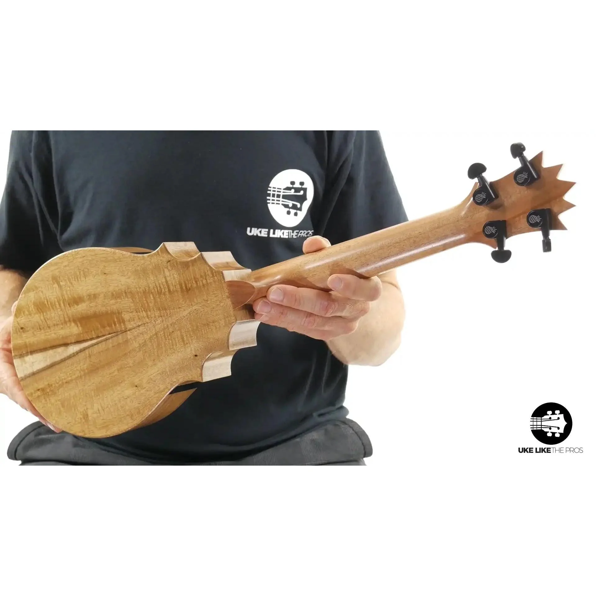 UkeSA Pineapple Sunday Opio Concert Ukulele Acacia "Surprise" - Image 4