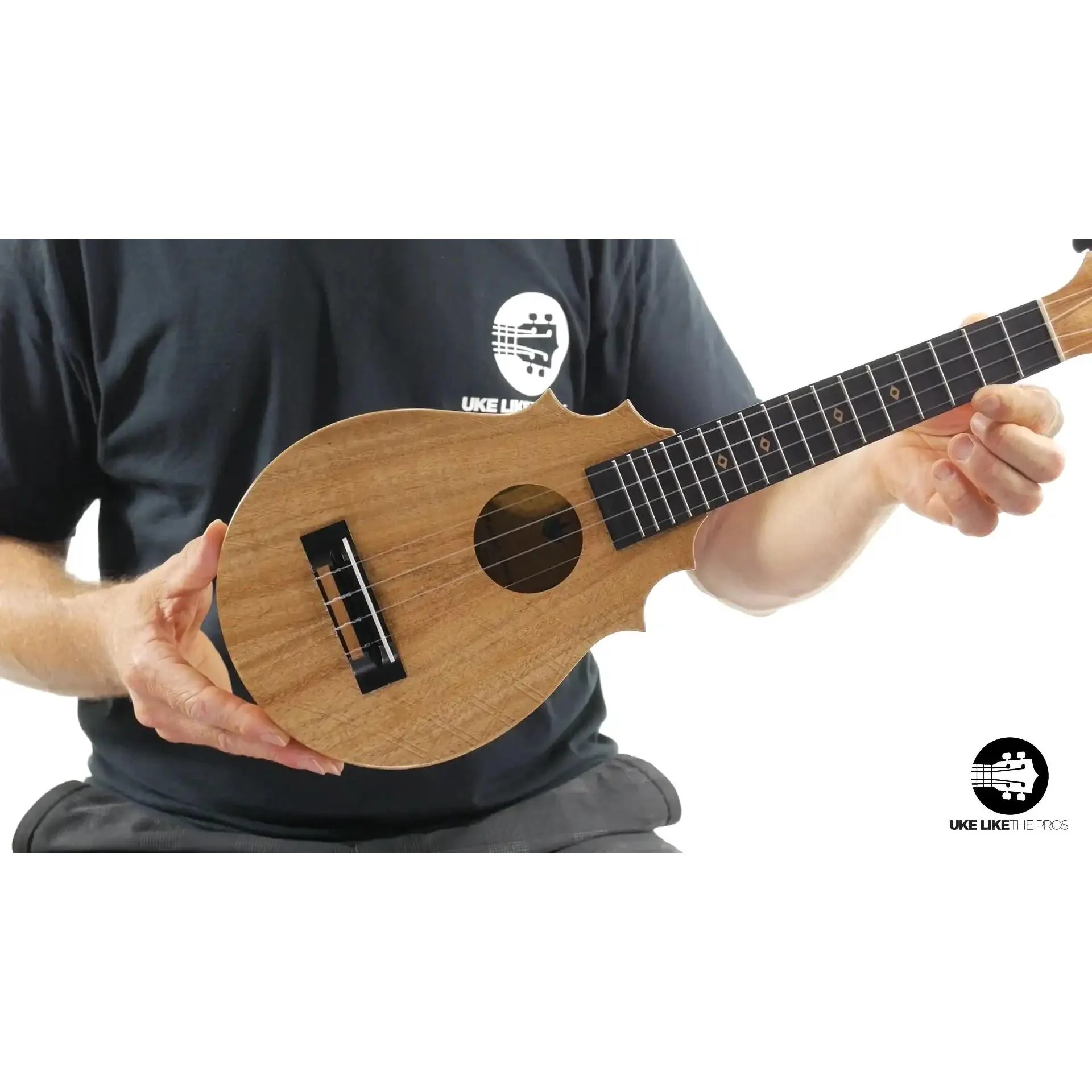 UkeSA Pineapple Sunday Opio Concert Ukulele Acacia "Surprise" - Image 9