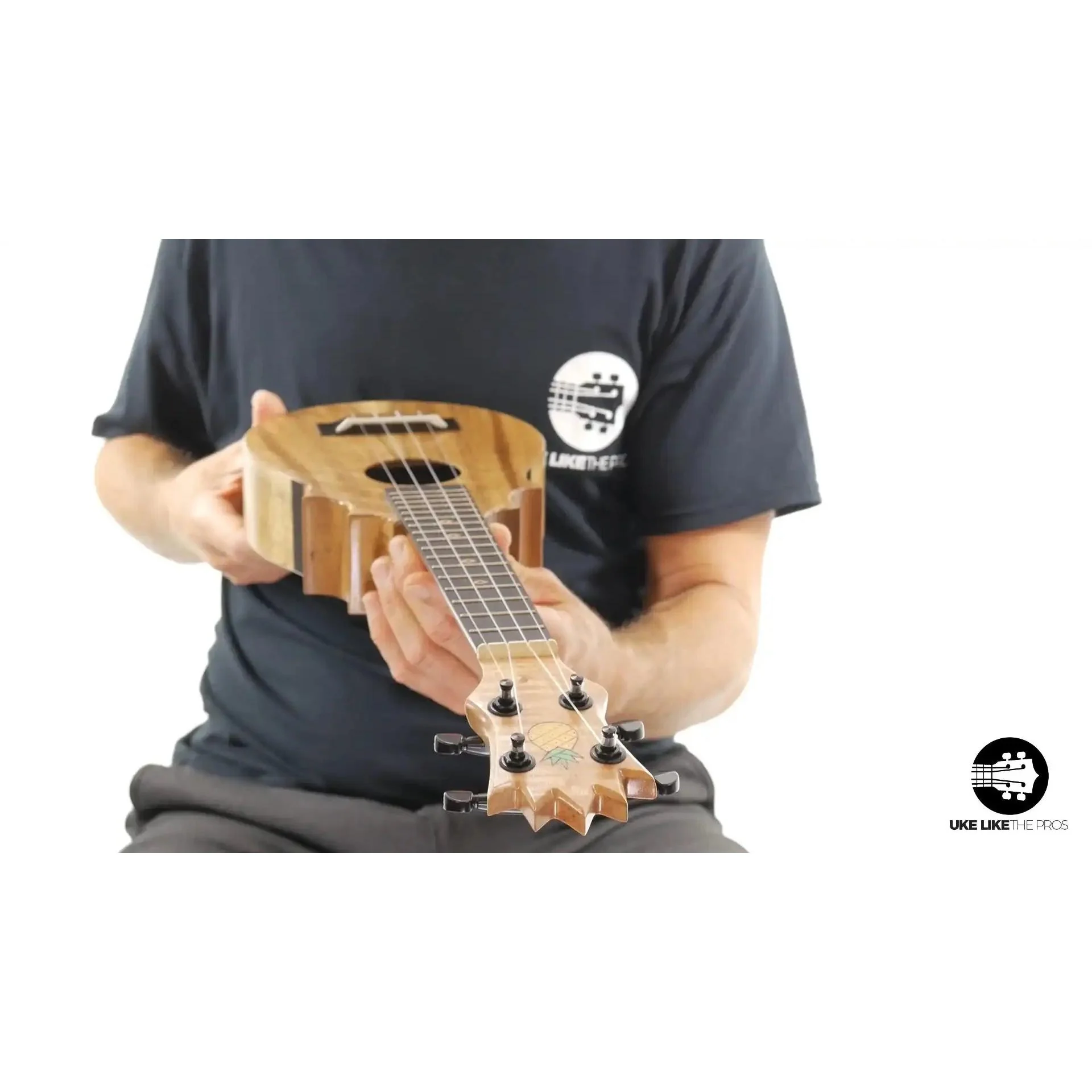 UkeSA Pineapple Sunday Opio Concert Ukulele Acacia "White Ember" 20% OFF - Image 10