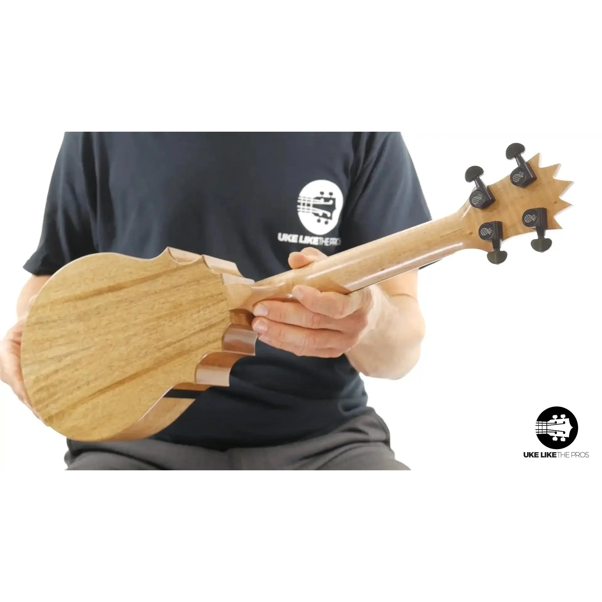 UkeSA Pineapple Sunday Opio Concert Ukulele Acacia "White Ember" 20% OFF - Image 4