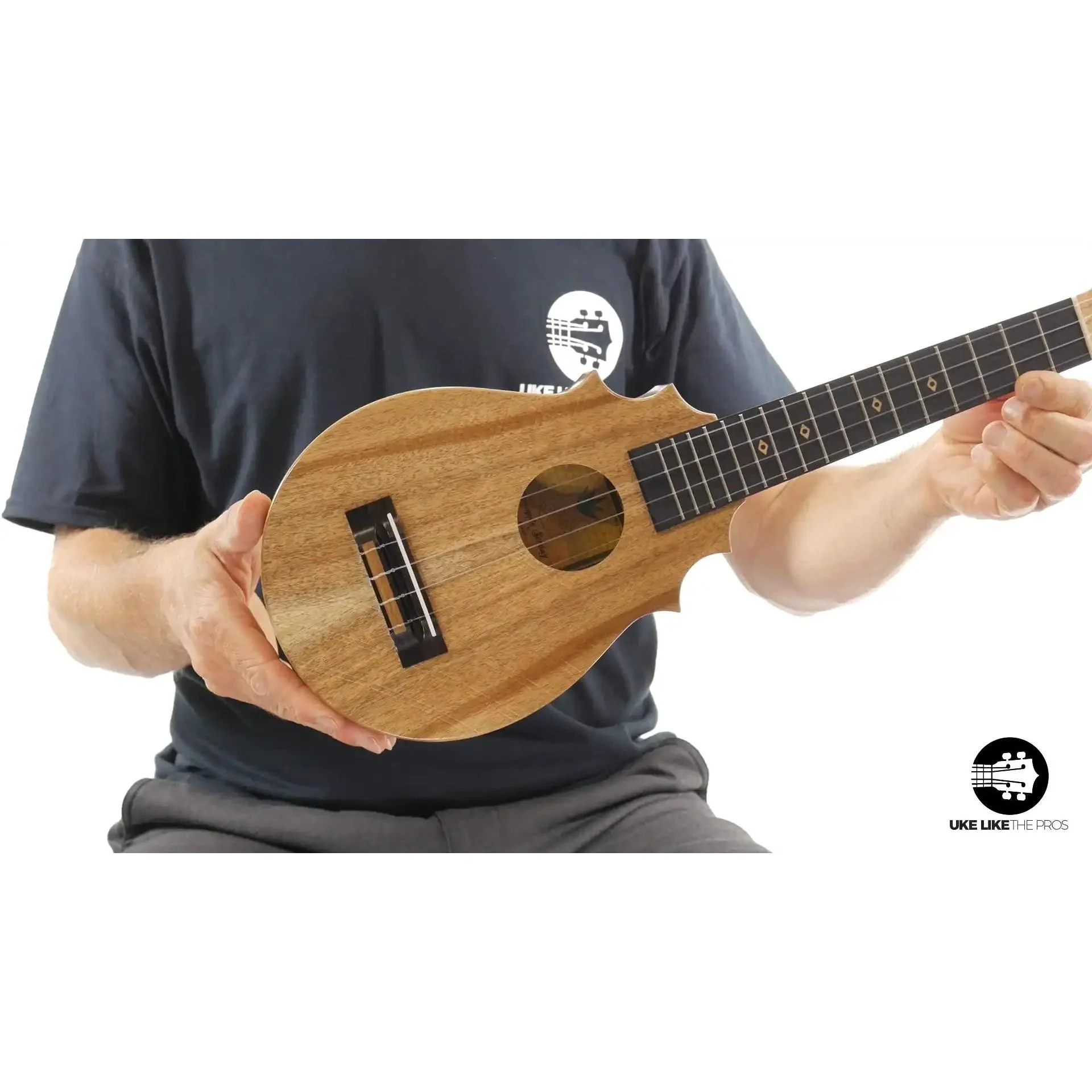 UkeSA Pineapple Sunday Opio Concert Ukulele Acacia "White Ember" 20% OFF - Image 8