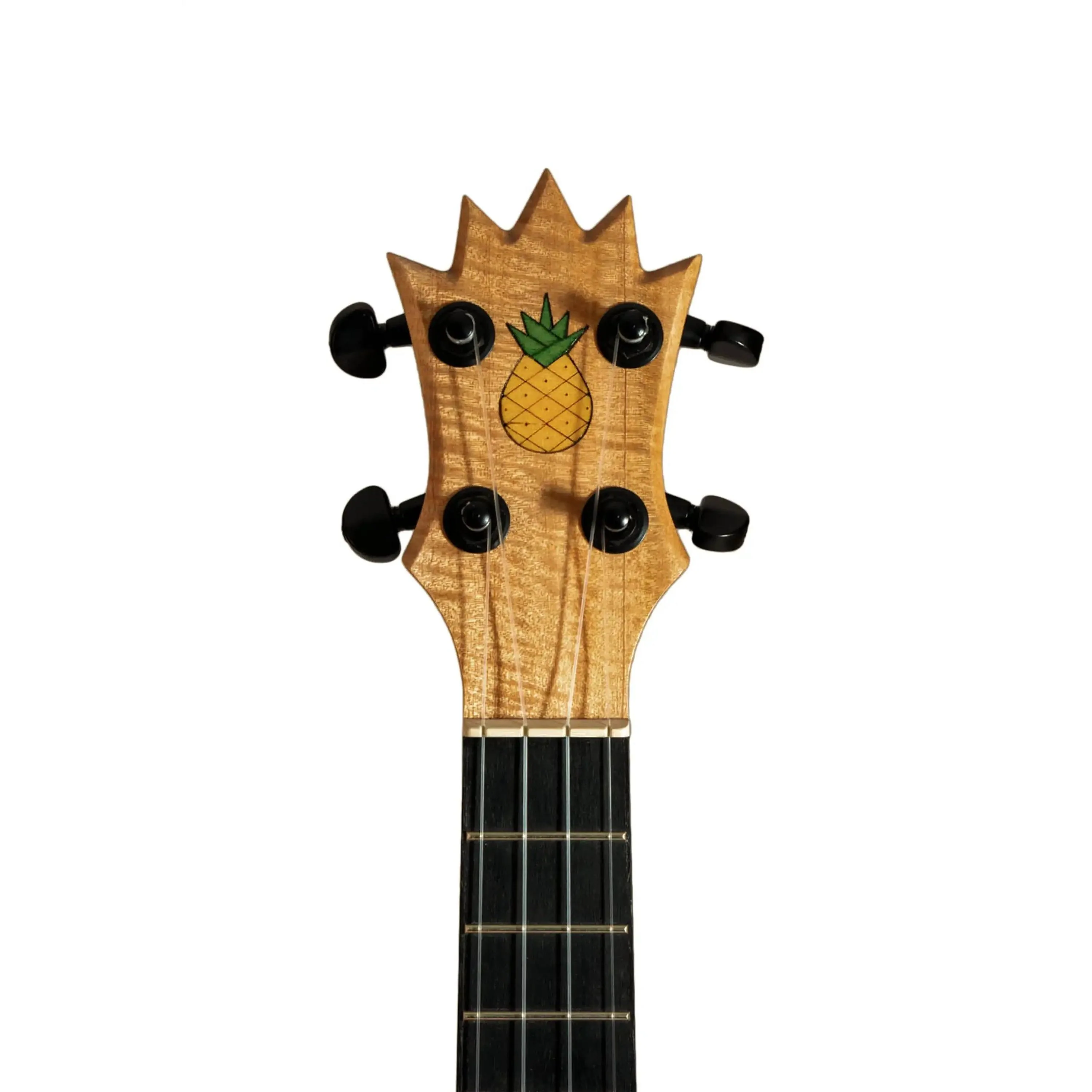 UkeSA Pineapple Sunday Opio Concert Ukulele Solid Acacia "Aurelius" by Pops KoAloha (DISCOUNTED $387) - Image 7