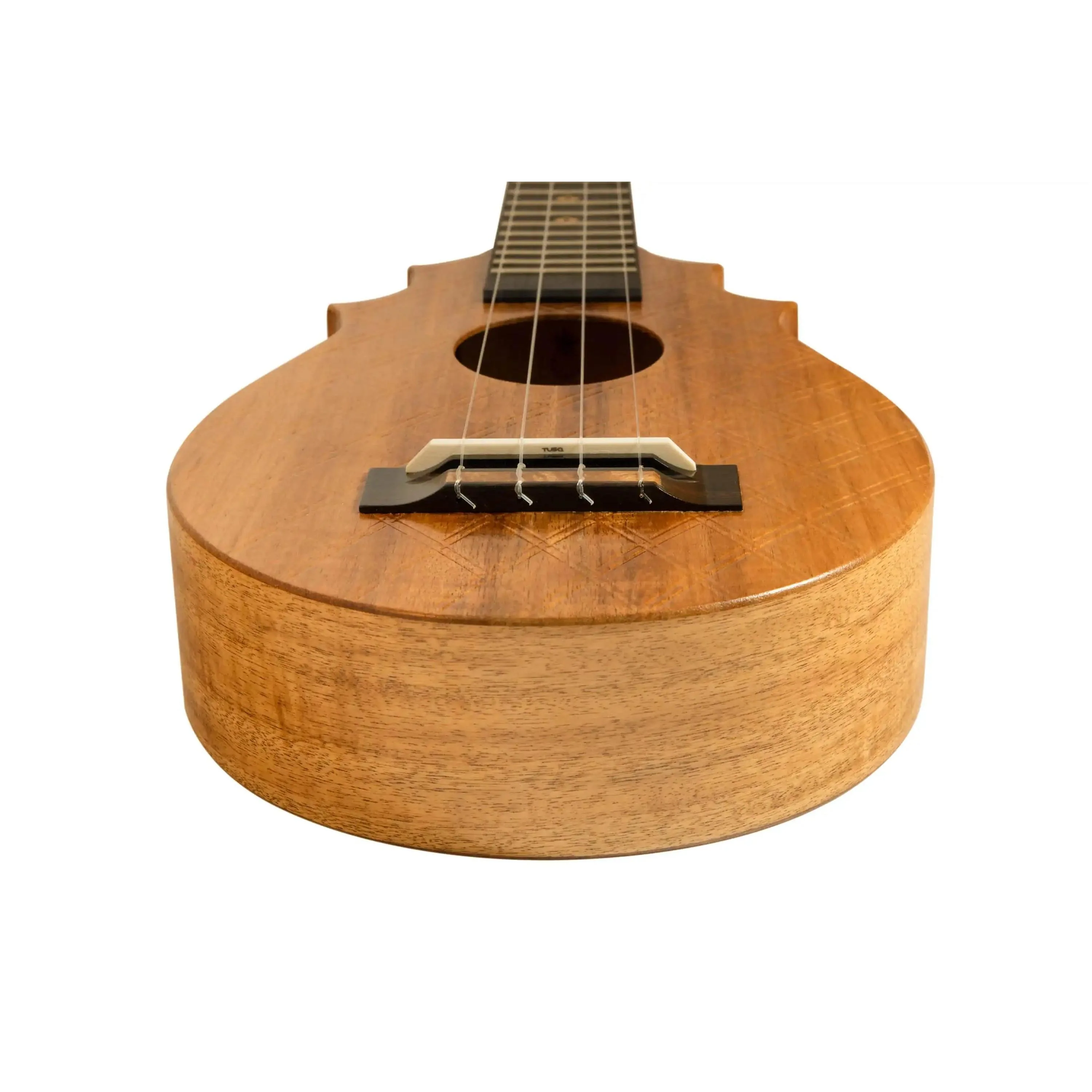UkeSA Pineapple Sunday Opio Concert Ukulele Solid Acacia "Alexander the Great" by Pops KoAloha (DISCOUNTED $387) - Image 7