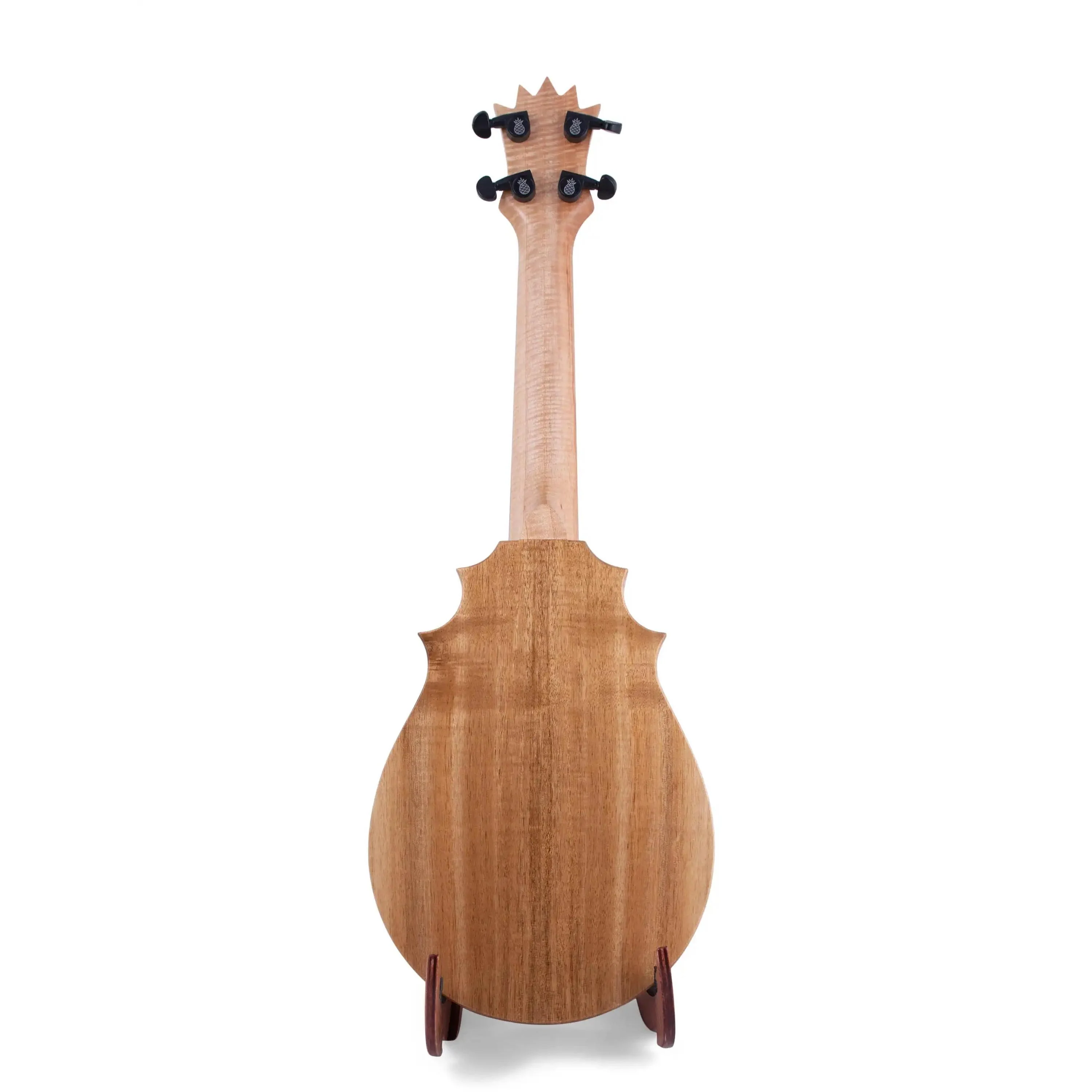 UkeSA Pineapple Sunday Opio Concert Ukulele Solid Acacia "Caesar" by Pops KoAloha (DISCOUNTED $387) - Image 2