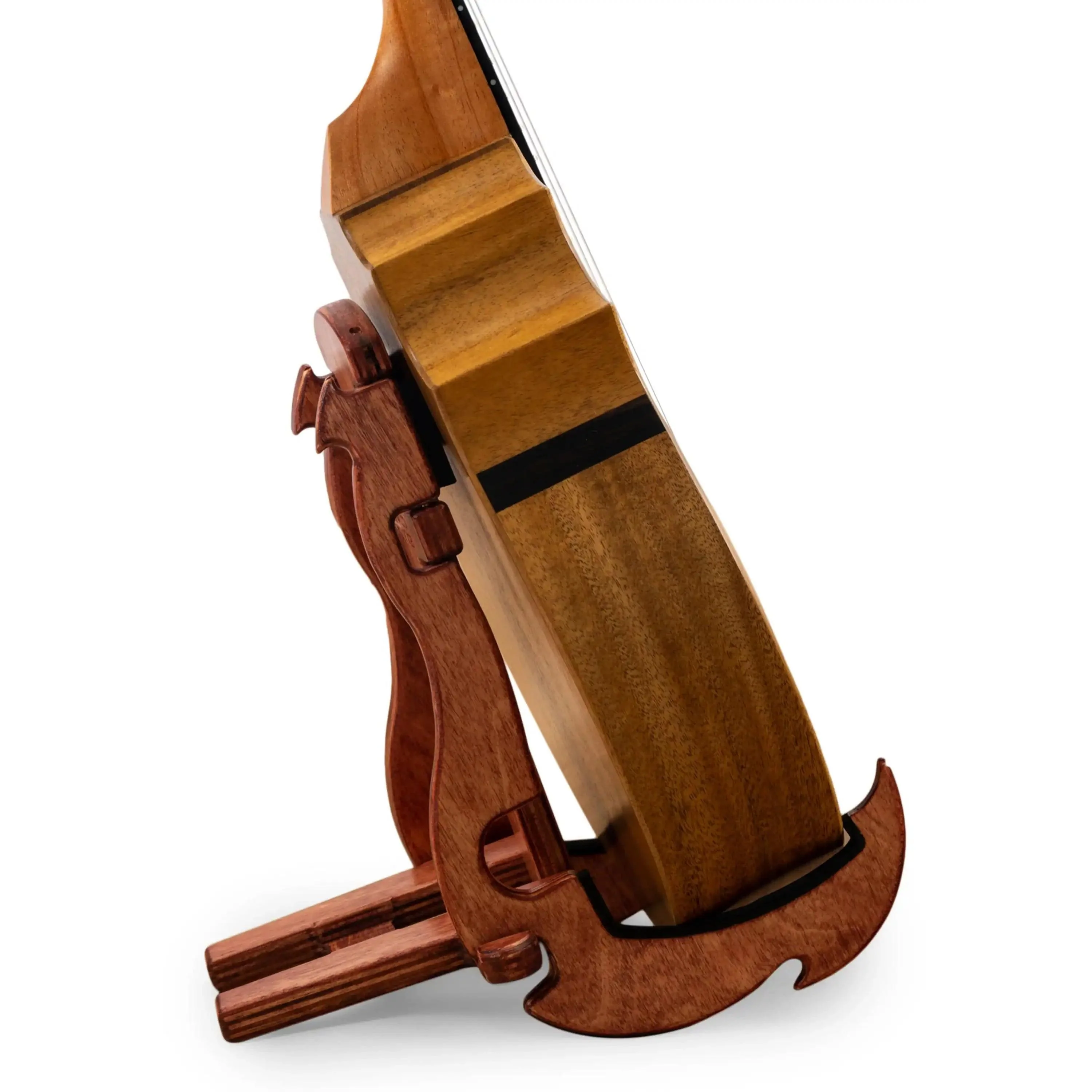 UkeSA Pineapple Sunday Opio Concert Ukulele Solid Acacia "Charles I" by Pops KoAloha (DISCOUNTED $387) - Image 5