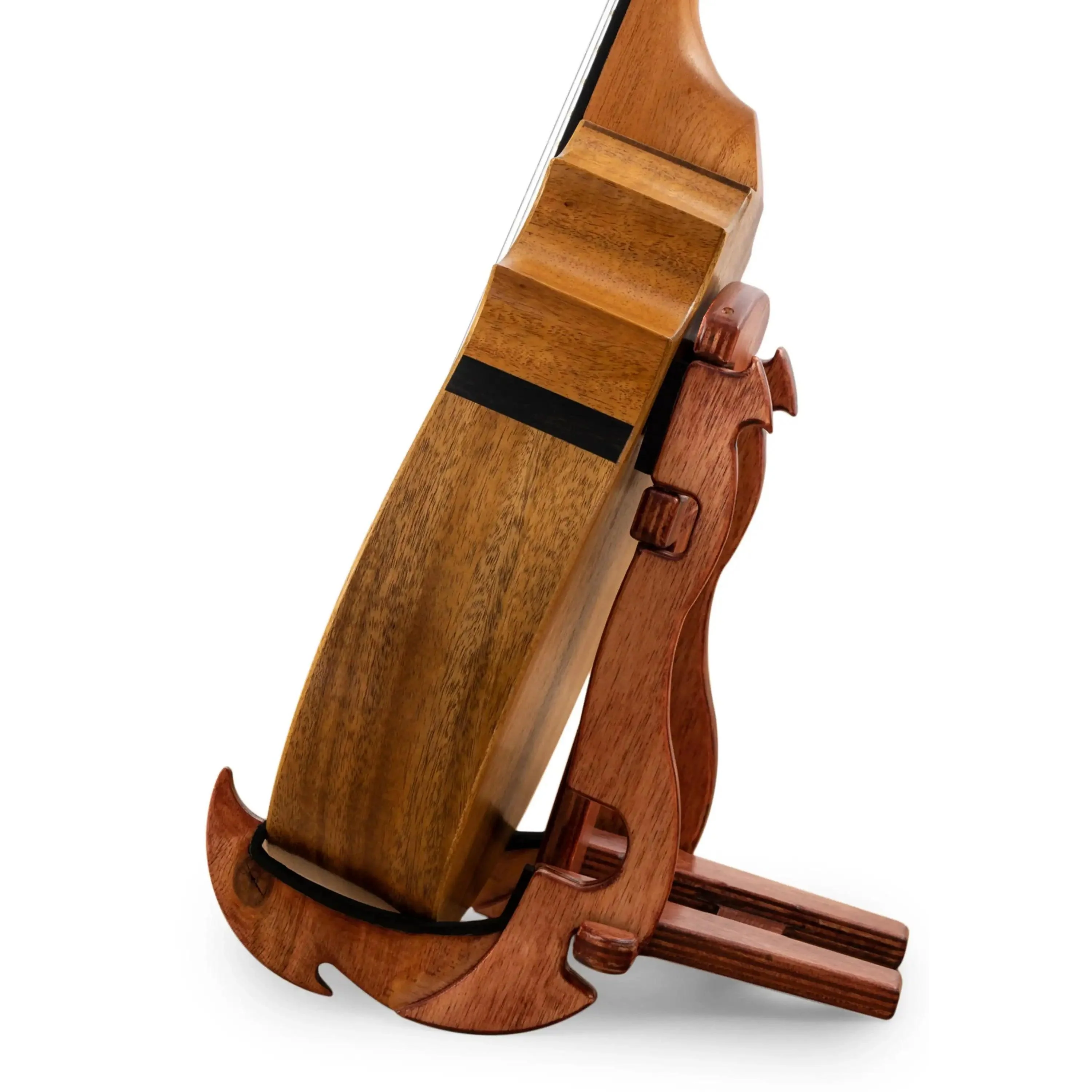 UkeSA Pineapple Sunday Opio Concert Ukulele Solid Acacia "Charles I" by Pops KoAloha (DISCOUNTED $387) - Image 6