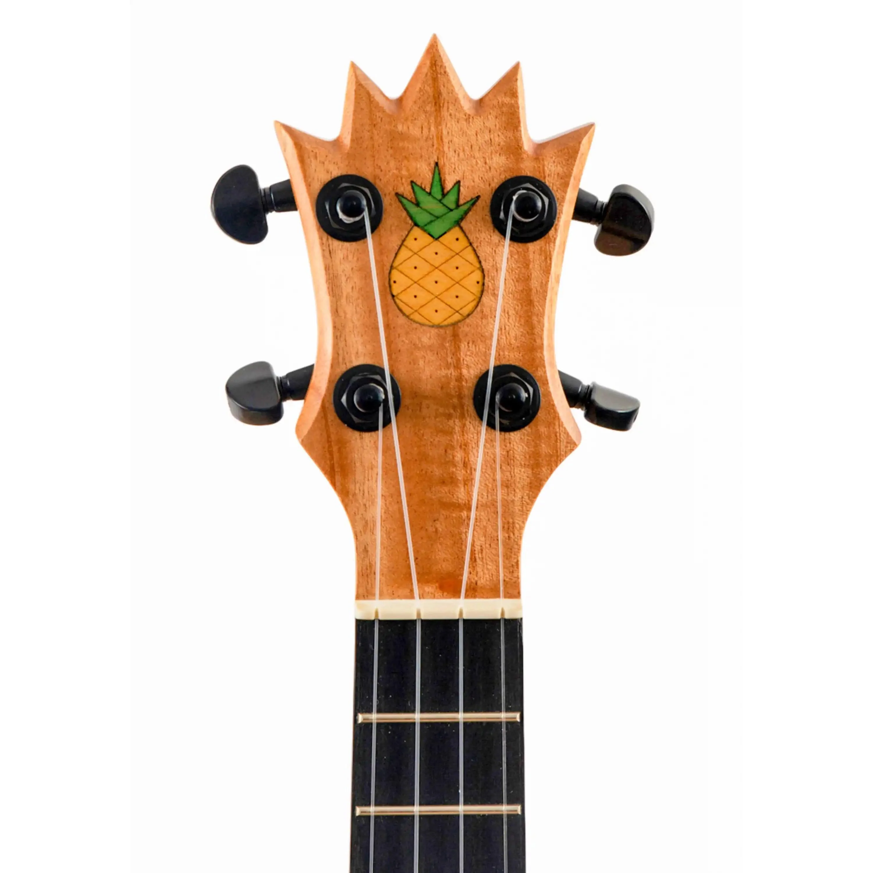 UkeSA Pineapple Sunday Opio Concert Ukulele Solid Acacia "Charles I" by Pops KoAloha (DISCOUNTED $387) - Image 8