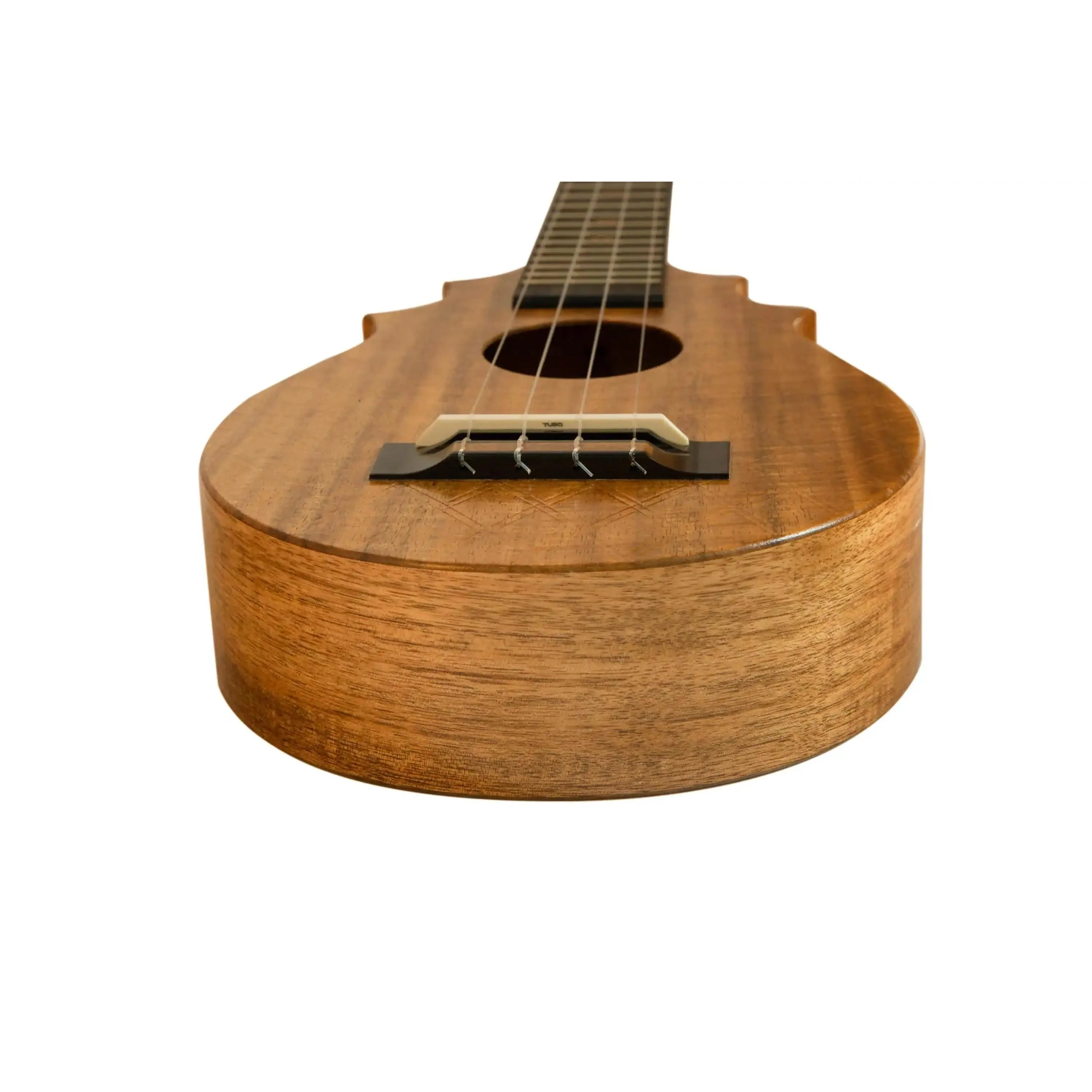 UkeSA Pineapple Sunday Opio Concert Ukulele Solid Acacia "Magnus" by Pops KoAloha (DISCOUNTED $387) - Image 7