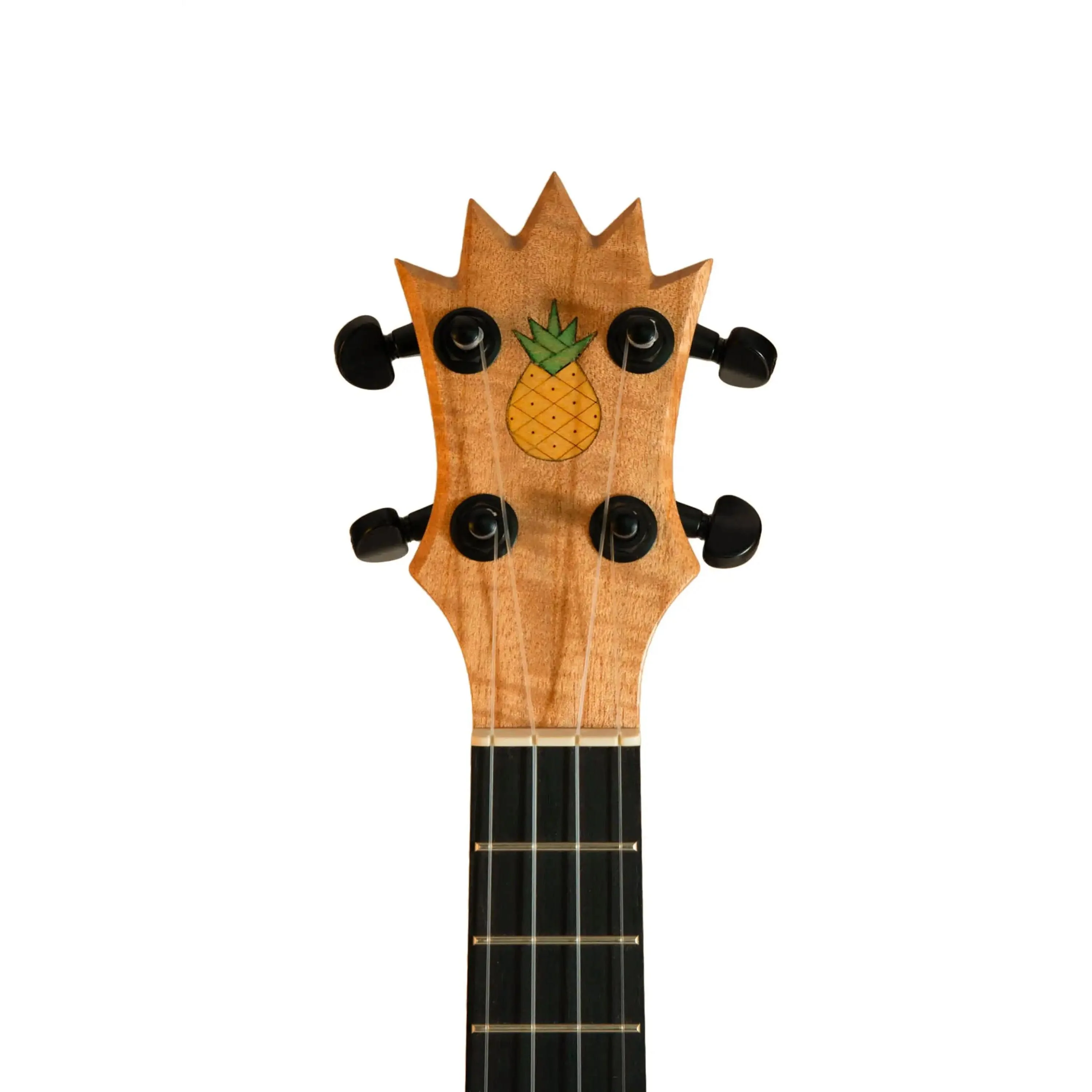 UkeSA Pineapple Sunday Opio Concert Ukulele Solid Acacia "Magnus" by Pops KoAloha (DISCOUNTED $387) - Image 9