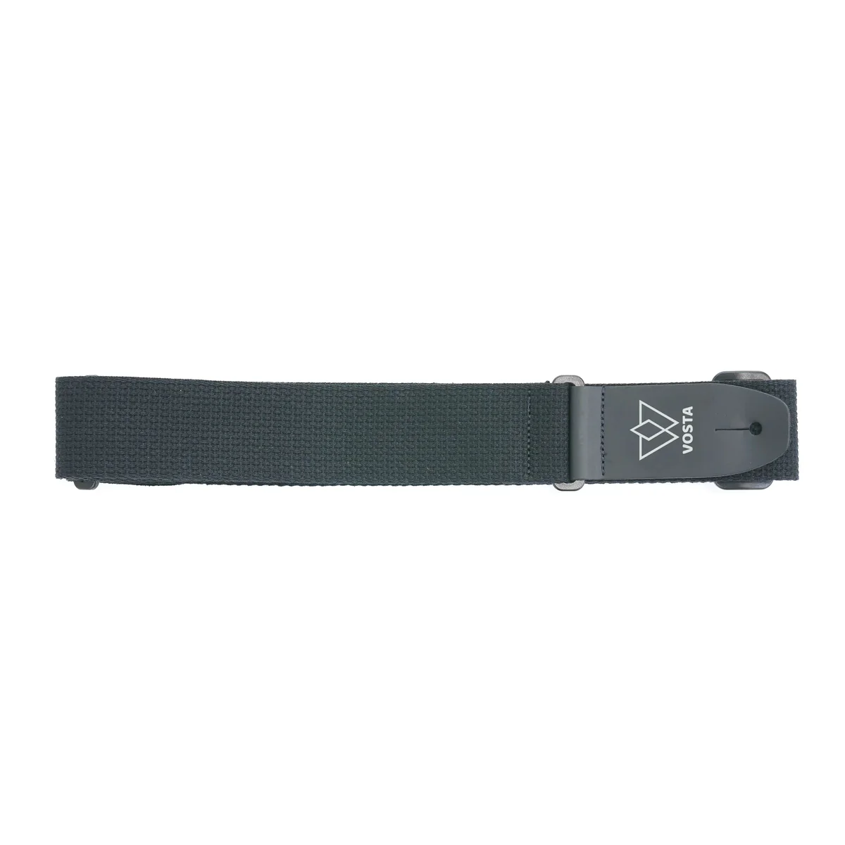 Vosta 2" Woven Cotton Guitar Strap - Black