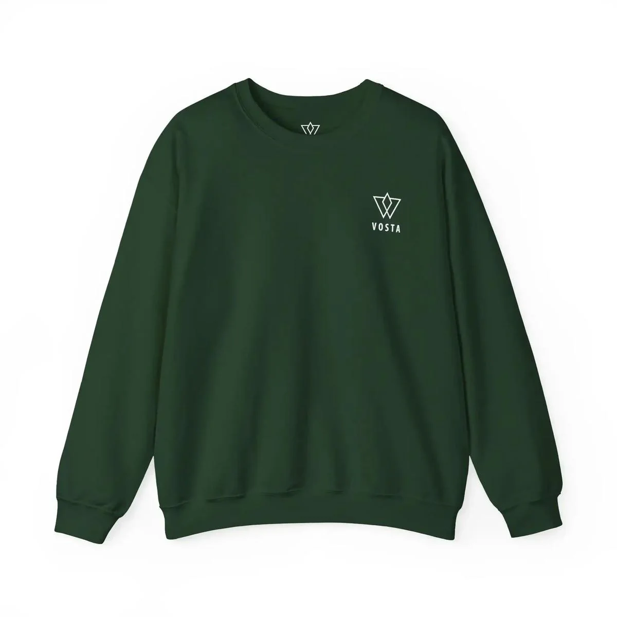 Vosta Crewneck Sweatshirt - White Logo - Image 5