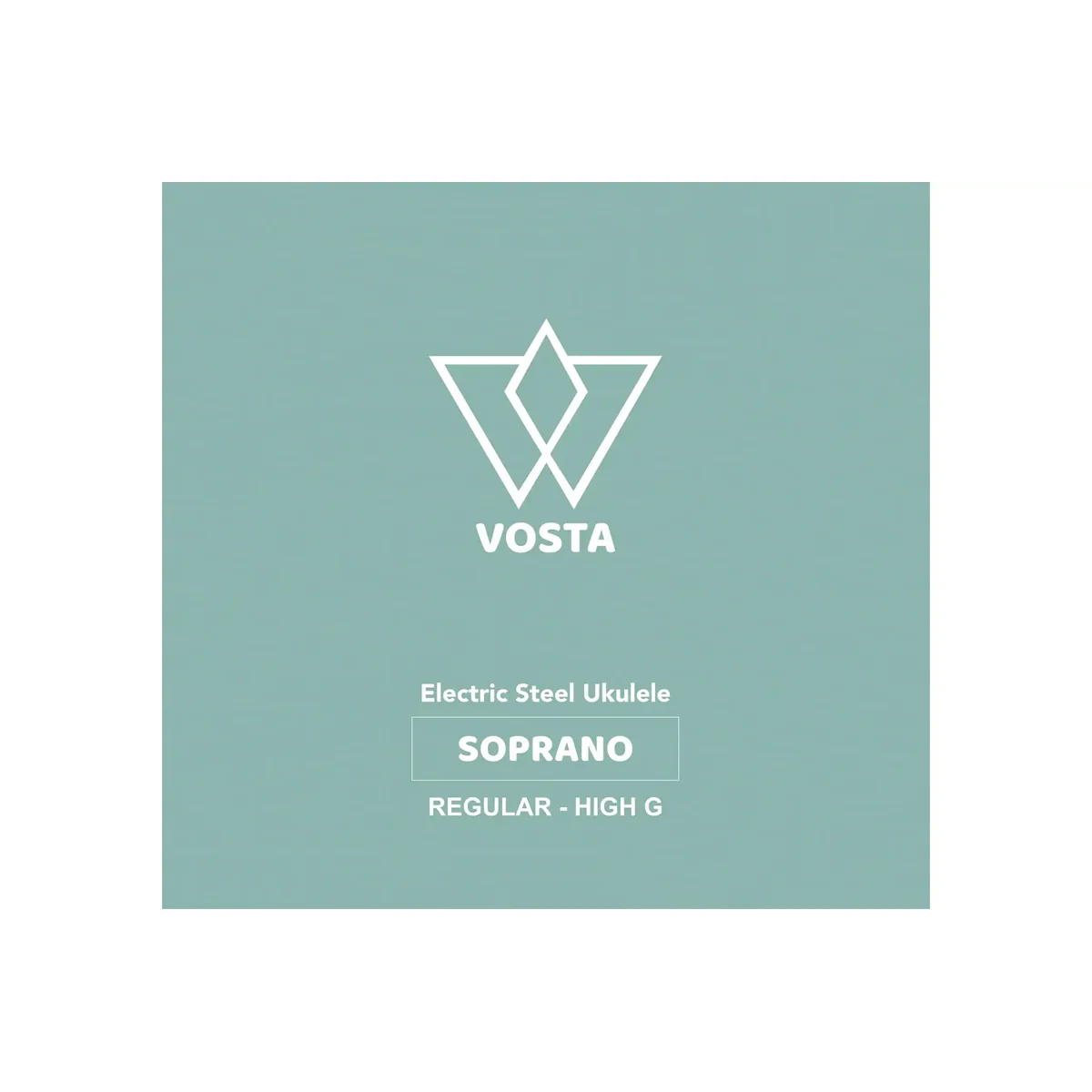 Vosta Electric Soprano Ukulele Steel Strings - HIGH G