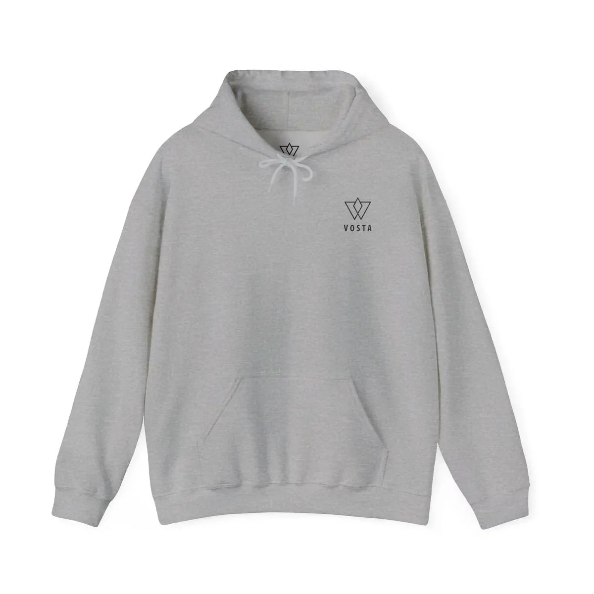 Vosta Hoodie - Black Logo Pullover - Image 3