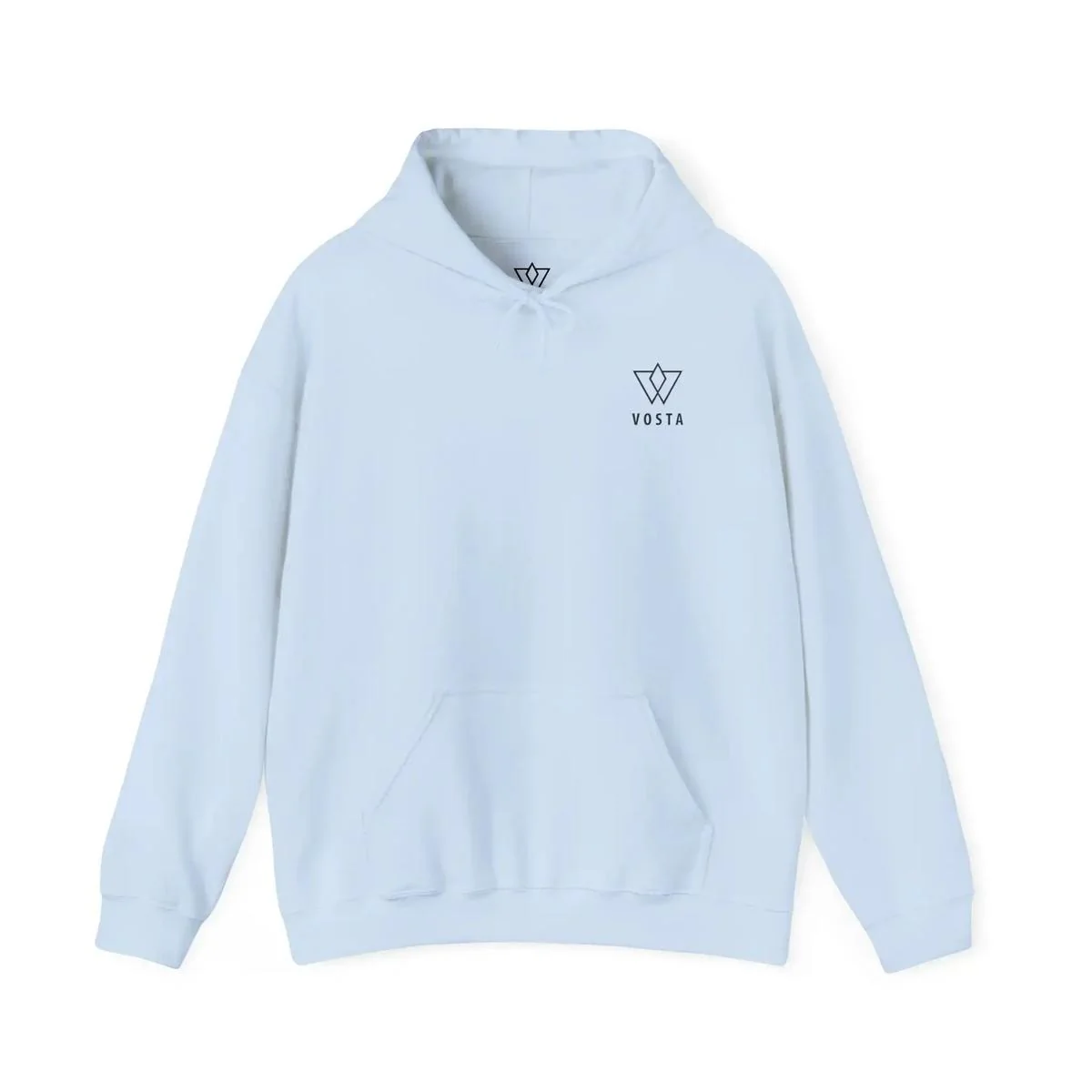 Vosta Hoodie - Black Logo Pullover - Image 4