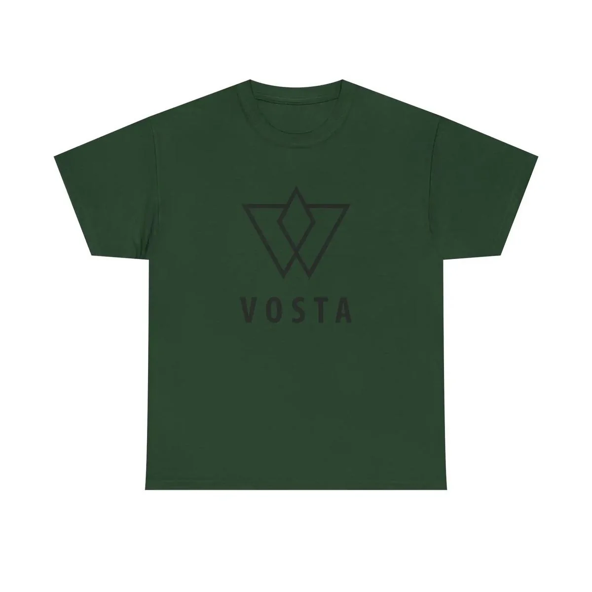Vosta Minimal Logo T-Shirt - Black Logo - Image 10