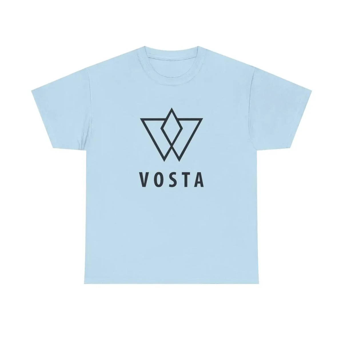 Vosta Minimal Logo T-Shirt - Black Logo - Image 11