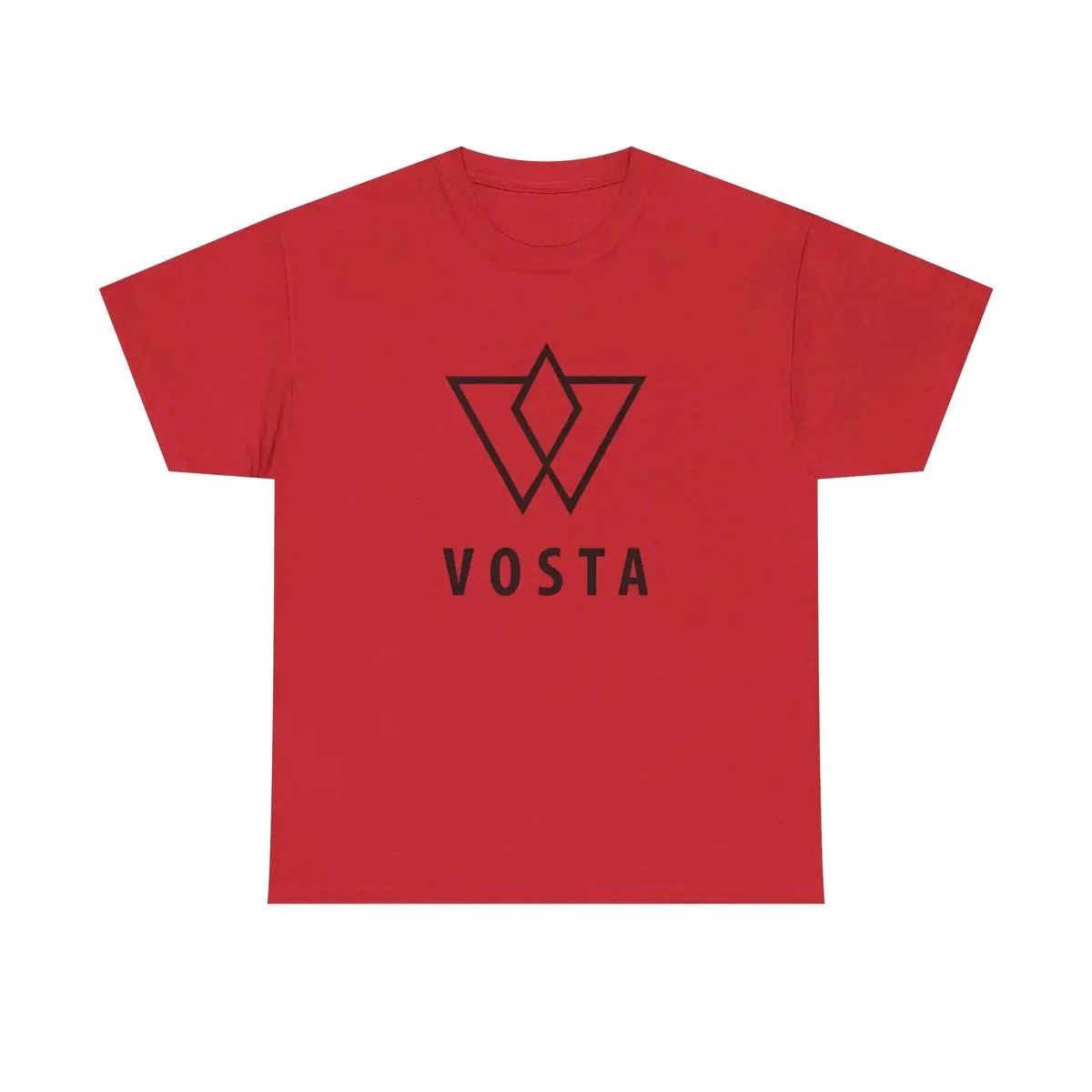 Vosta Minimal Logo T-Shirt - Black Logo - Image 17
