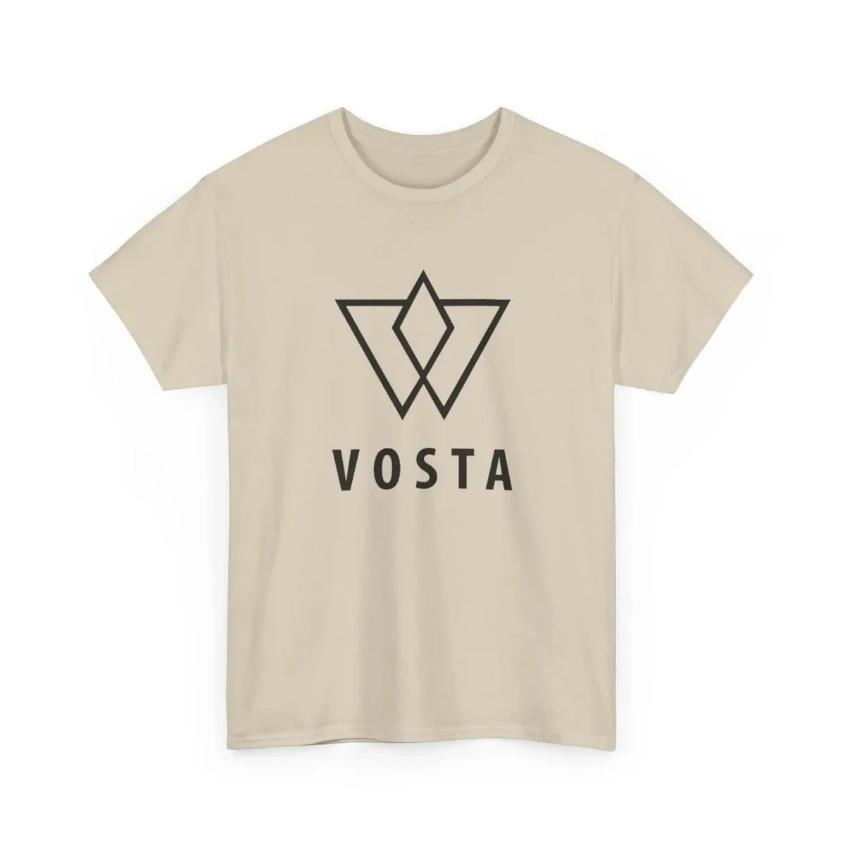 Vosta Minimal Logo T-Shirt - Black Logo - Image 28