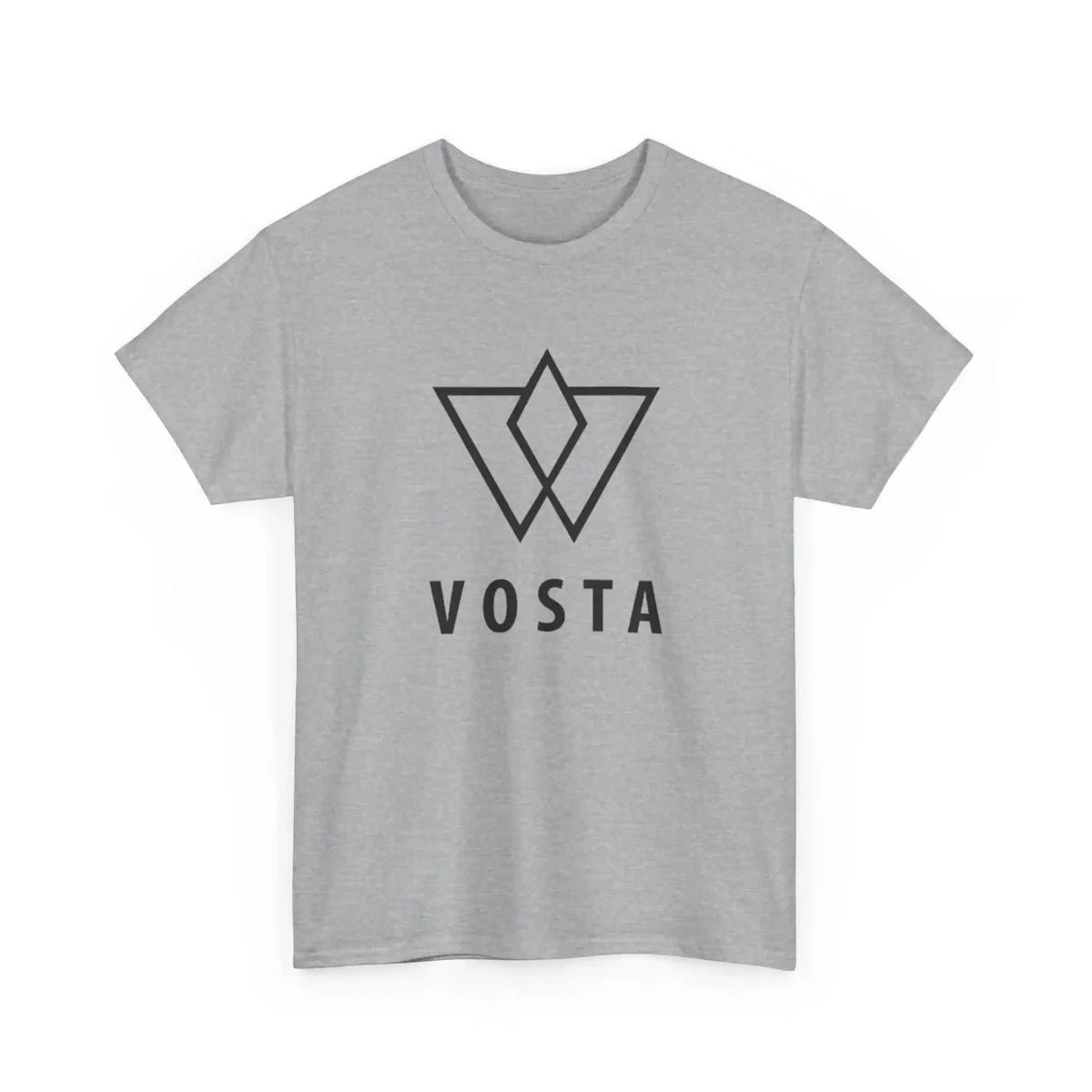 Vosta Minimal Logo T-Shirt - Black Logo - Image 31