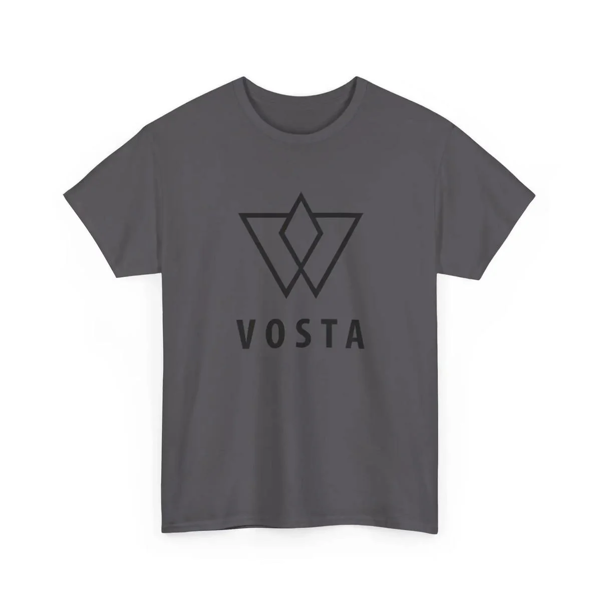 Vosta Minimal Logo T-Shirt - Black Logo - Image 55