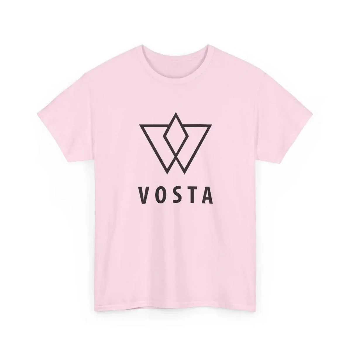 Vosta Minimal Logo T-Shirt - Black Logo - Image 67