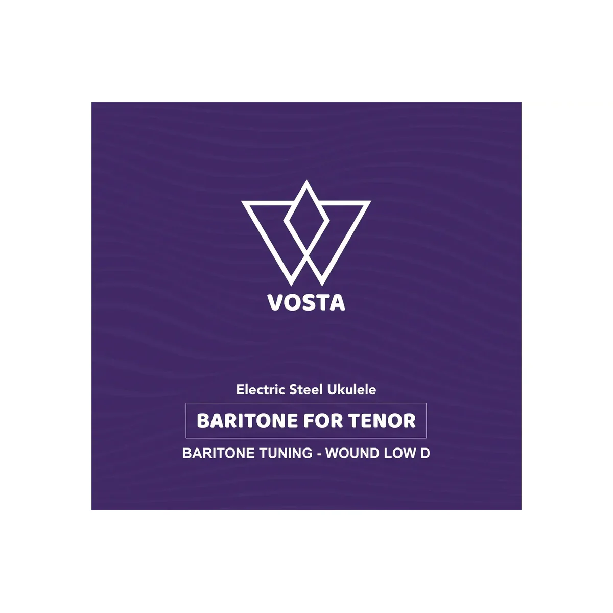 Vosta Steel Electric Baritone For Tenor Ukulele Strings (D-G-B-E Tuning) - LOW D