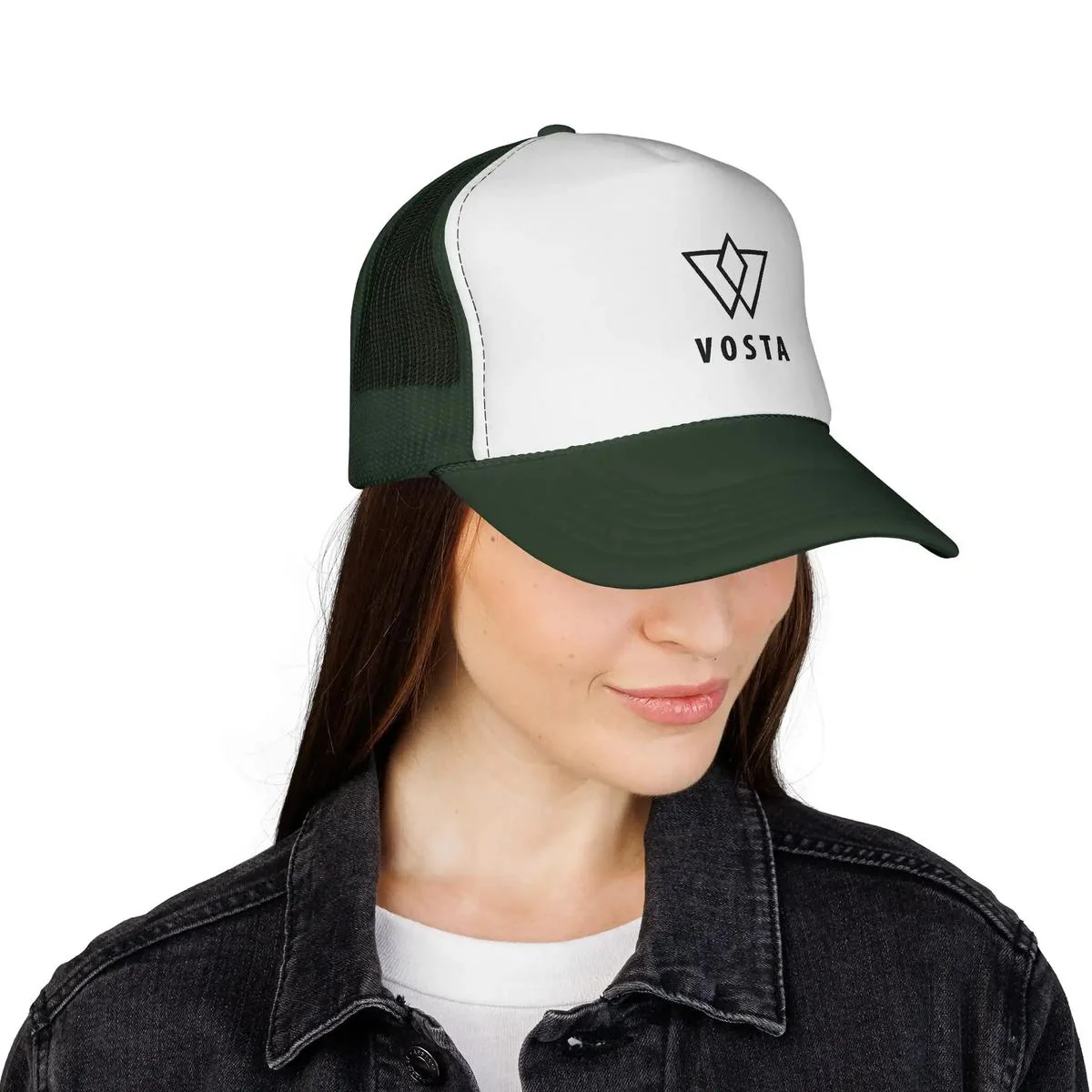 Vosta Trucker Cap — Black Logo - Image 19