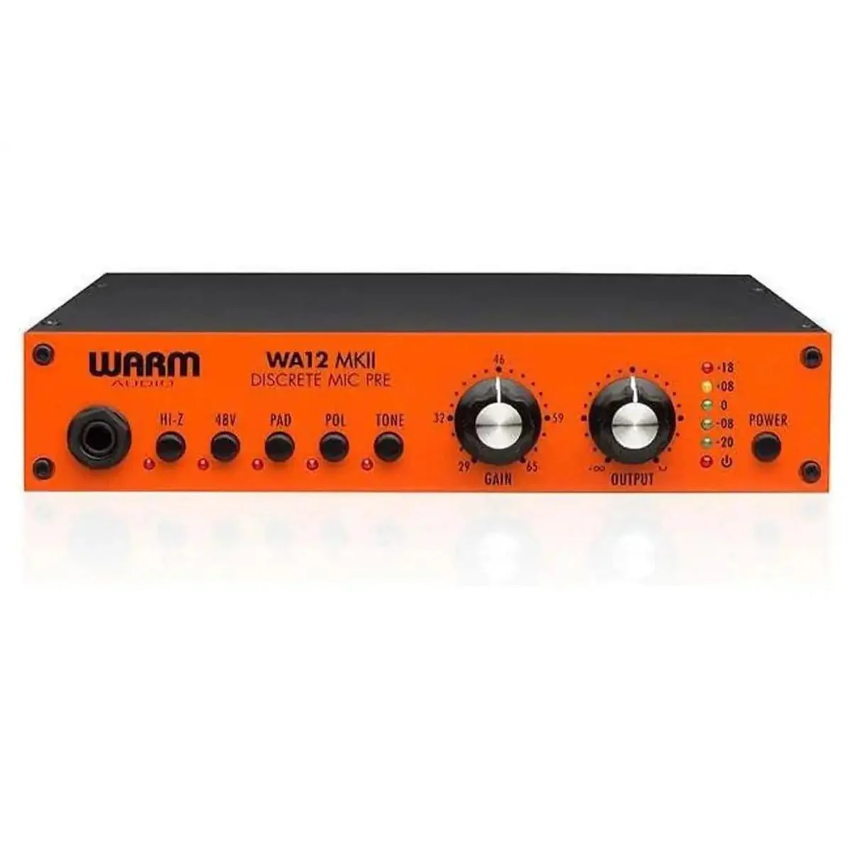 Warm Audio WA12 500 MkII Single-Channel American Mic Preamp - Orange