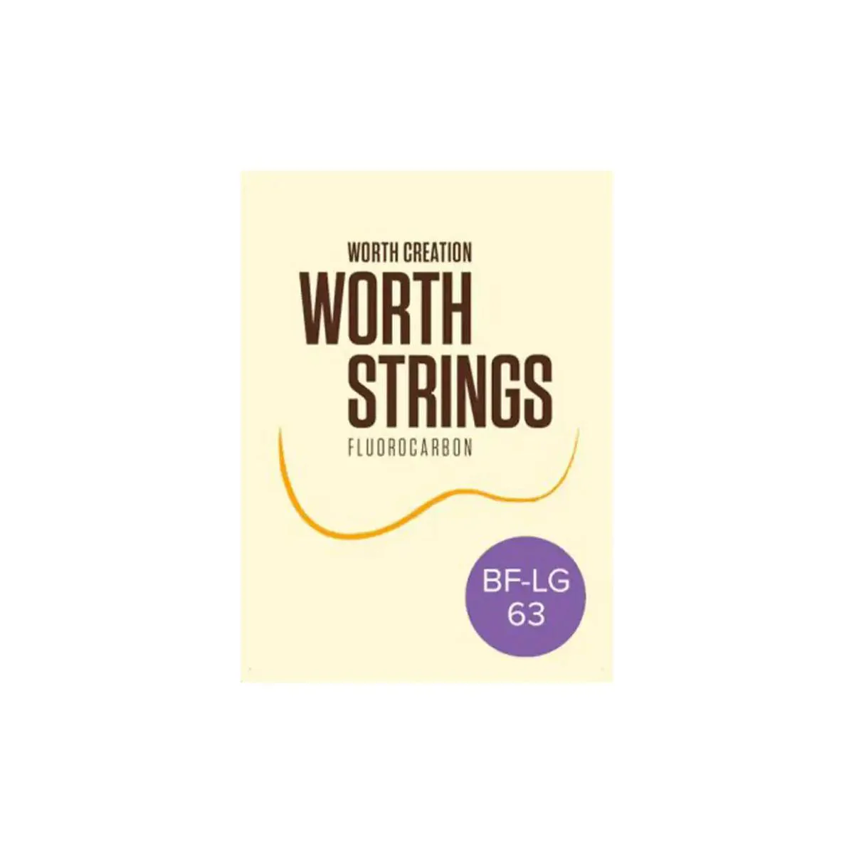Worth BF-LG 63 Brown Fluorocarbon Ukulele Strings (G-C-E-A Tuning) - FAT LOW G